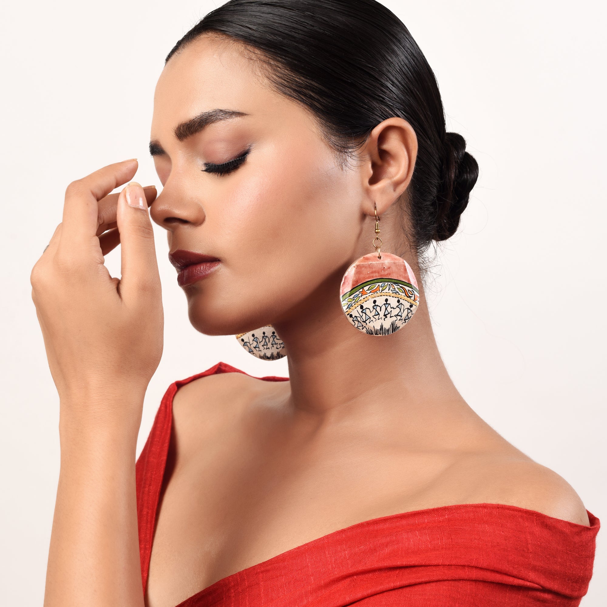 Remi Tribal Art Charming Earrings