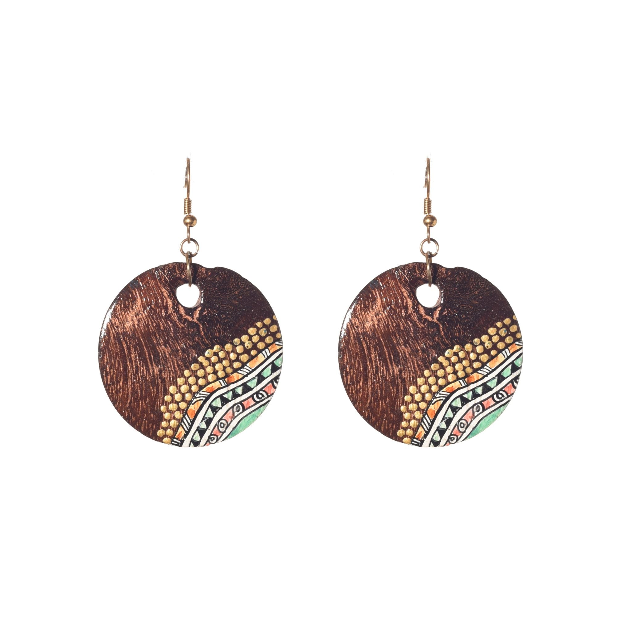 Kaleidoscope Charms Ethnic Earrings