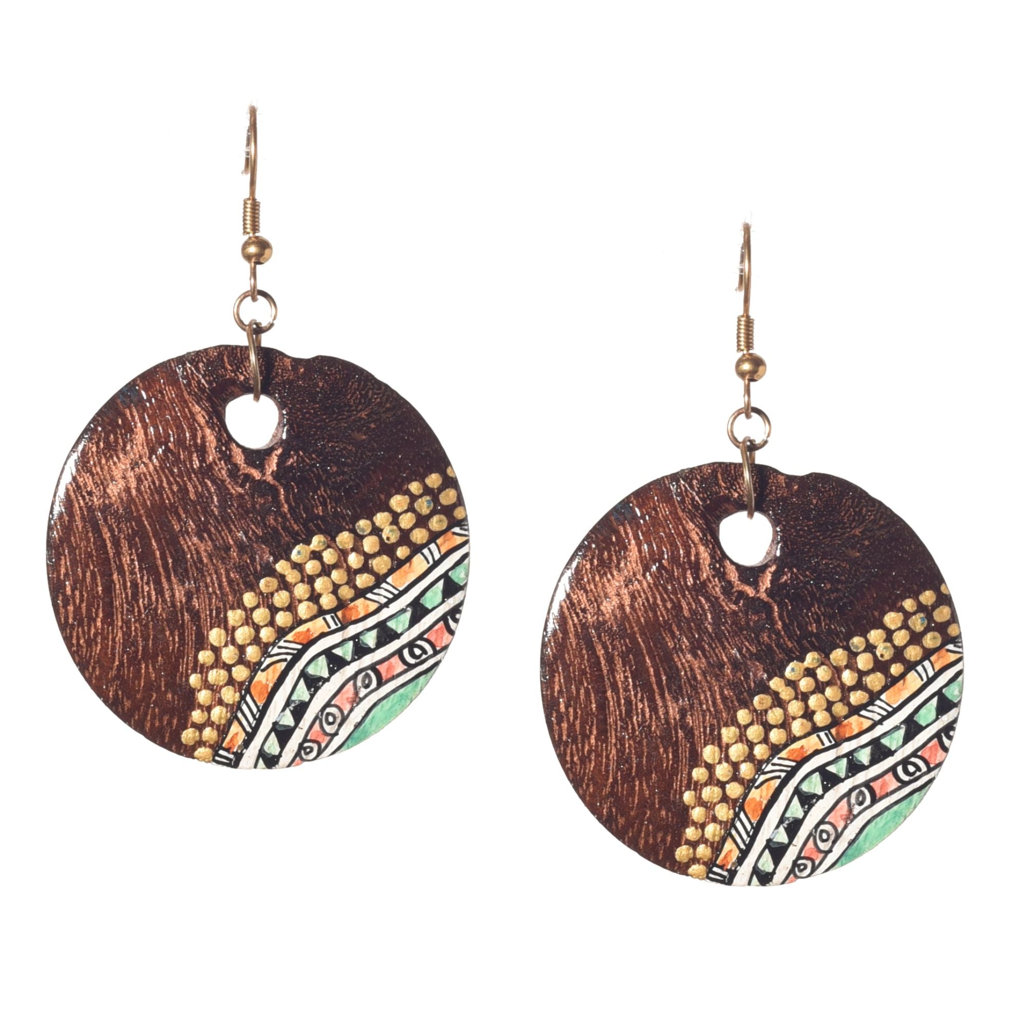 Kaleidoscope Charms Ethnic Earrings