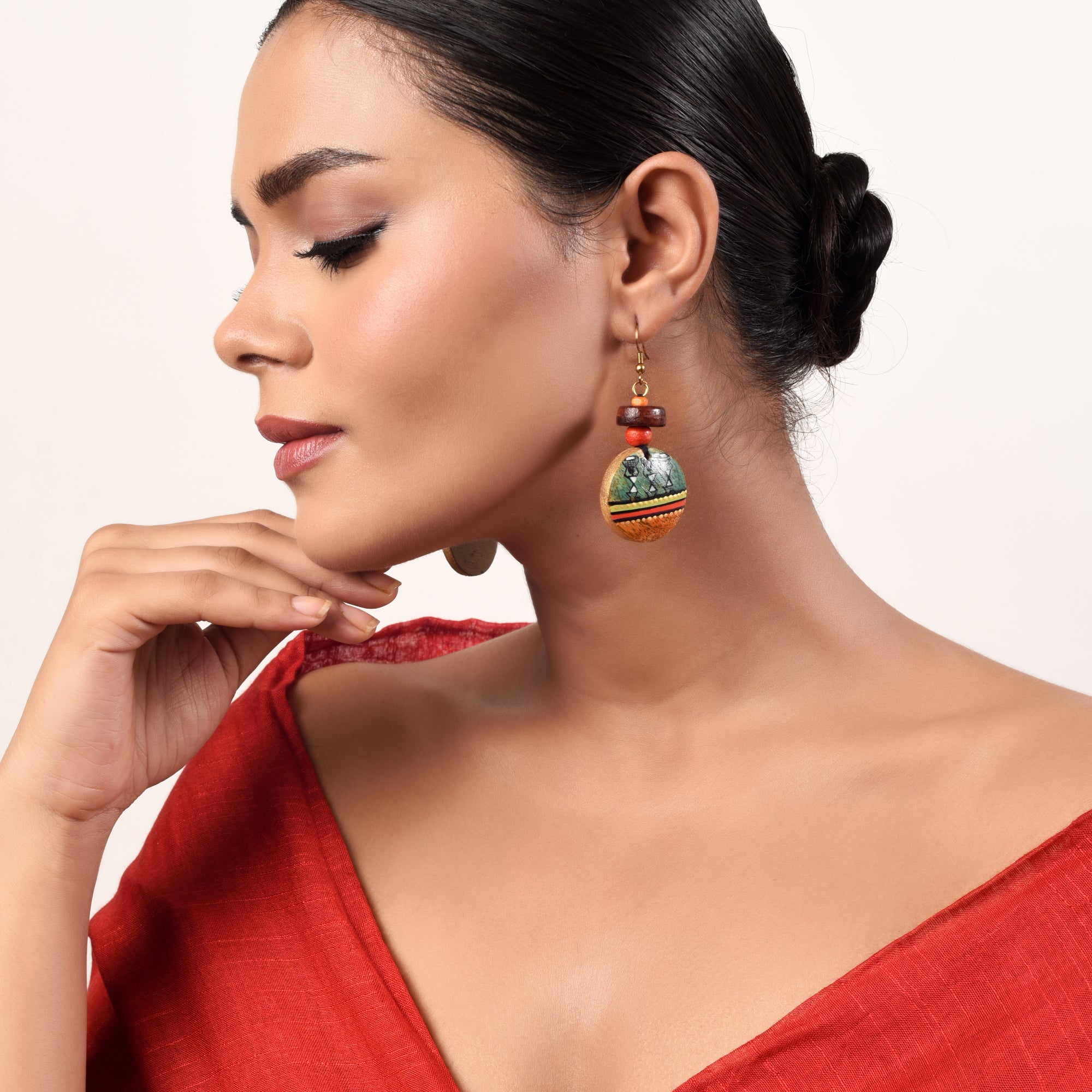 Remi-IV Folk Art Classic Earrings