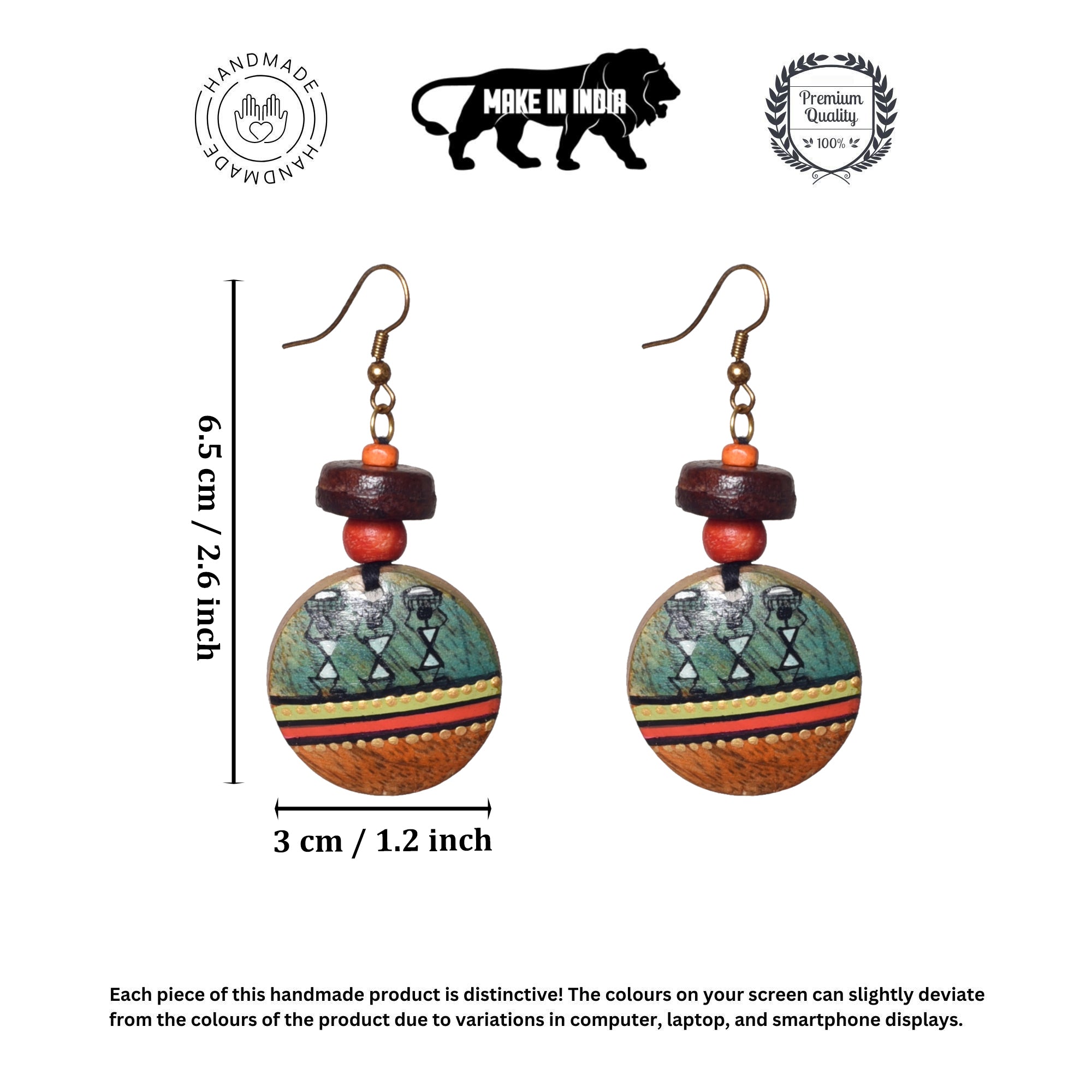 Remi-IV Folk Art Classic Earrings