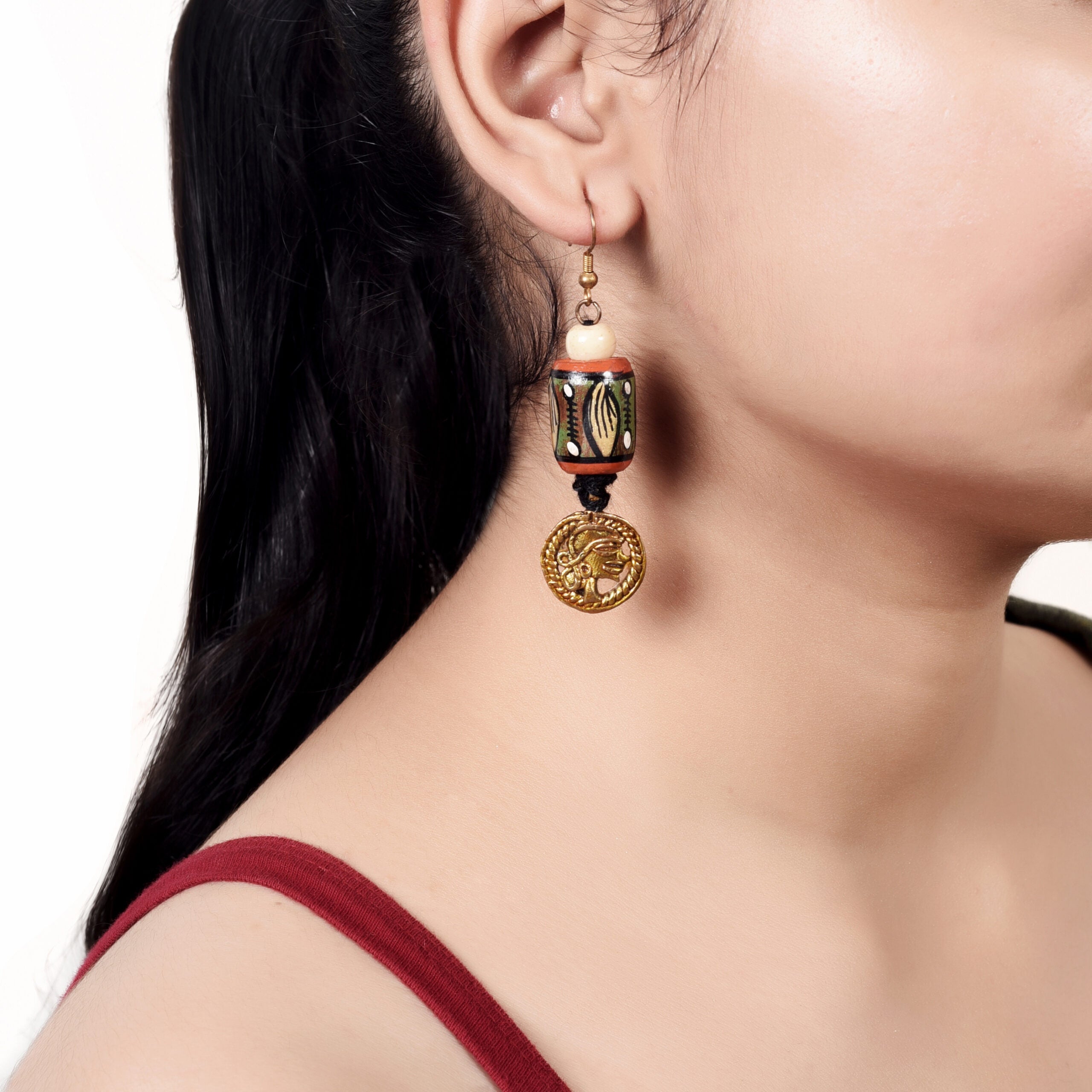 Artisanal Fusion Dangles Ethnic Earrings