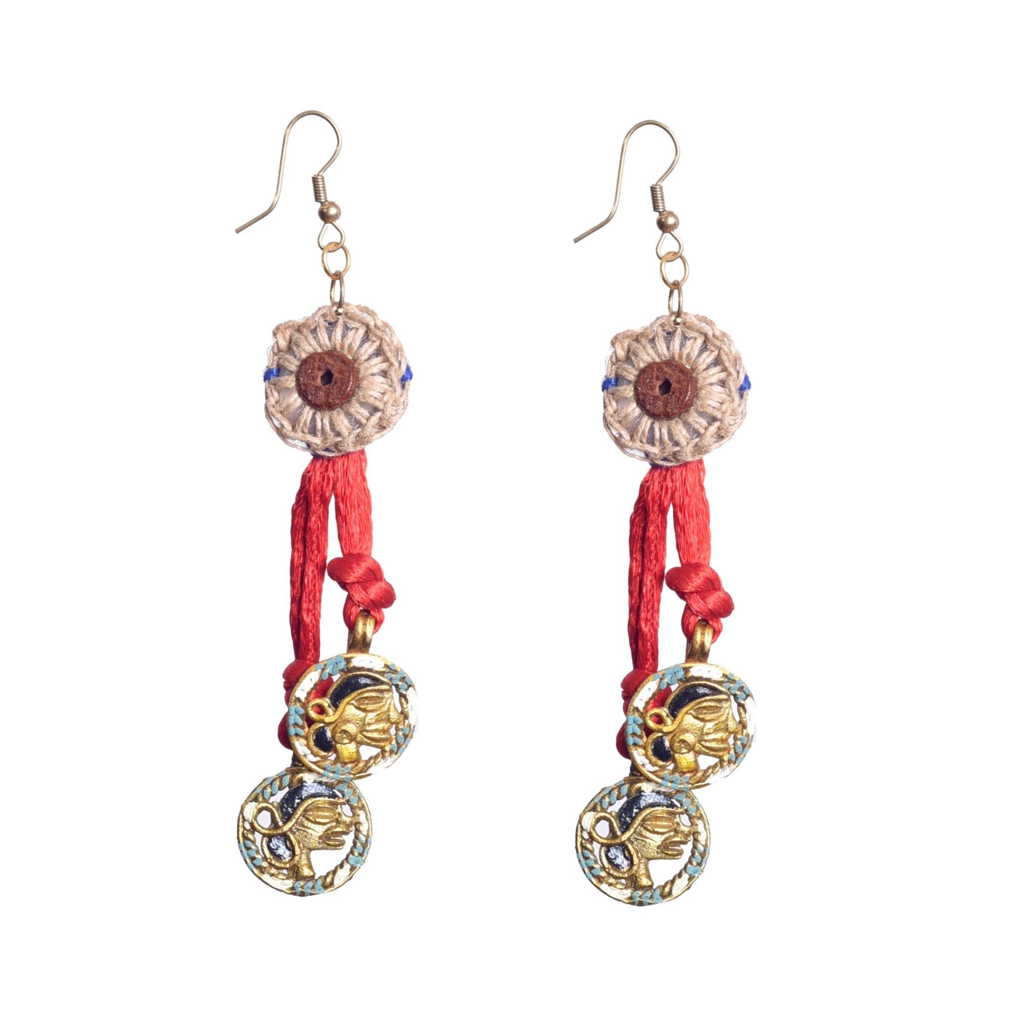 Rustic Glam: Handcrafted Wooden Earrings