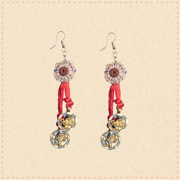 Rustic Glam: Handcrafted Wooden Earrings