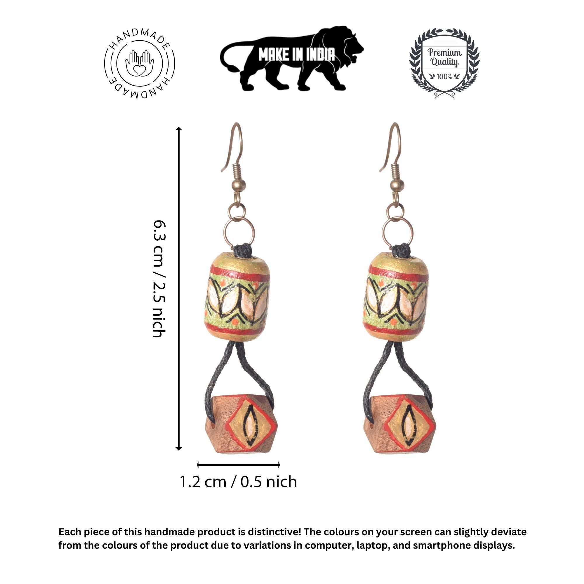 Artistic Abstractions Ethnic Earrings