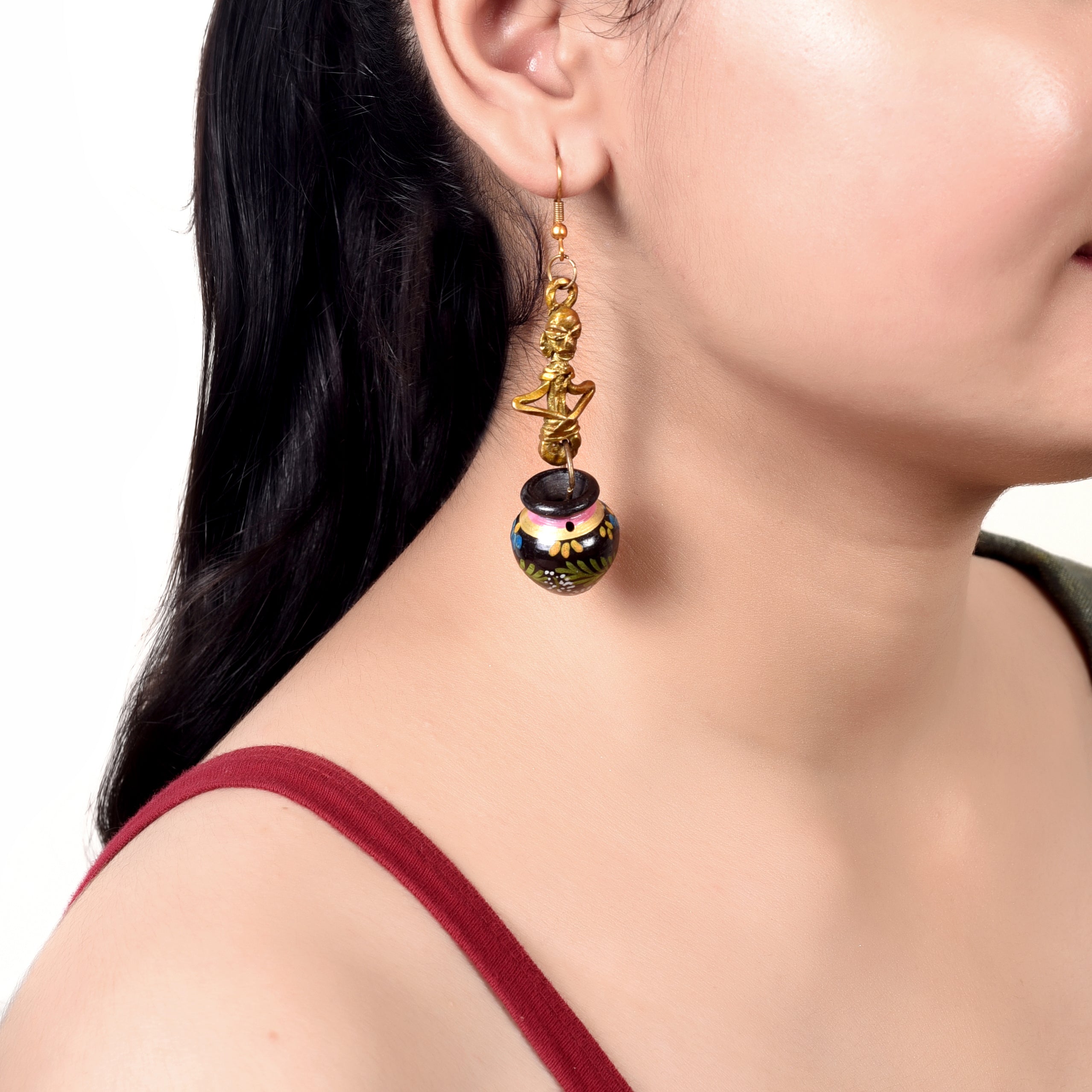 Clay Whisperers Ethnic Earrings