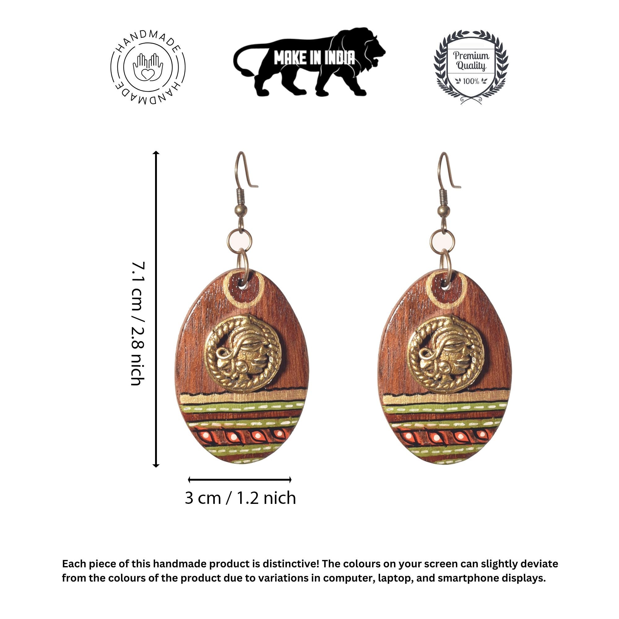 Carnival Kaleidoscope Studs