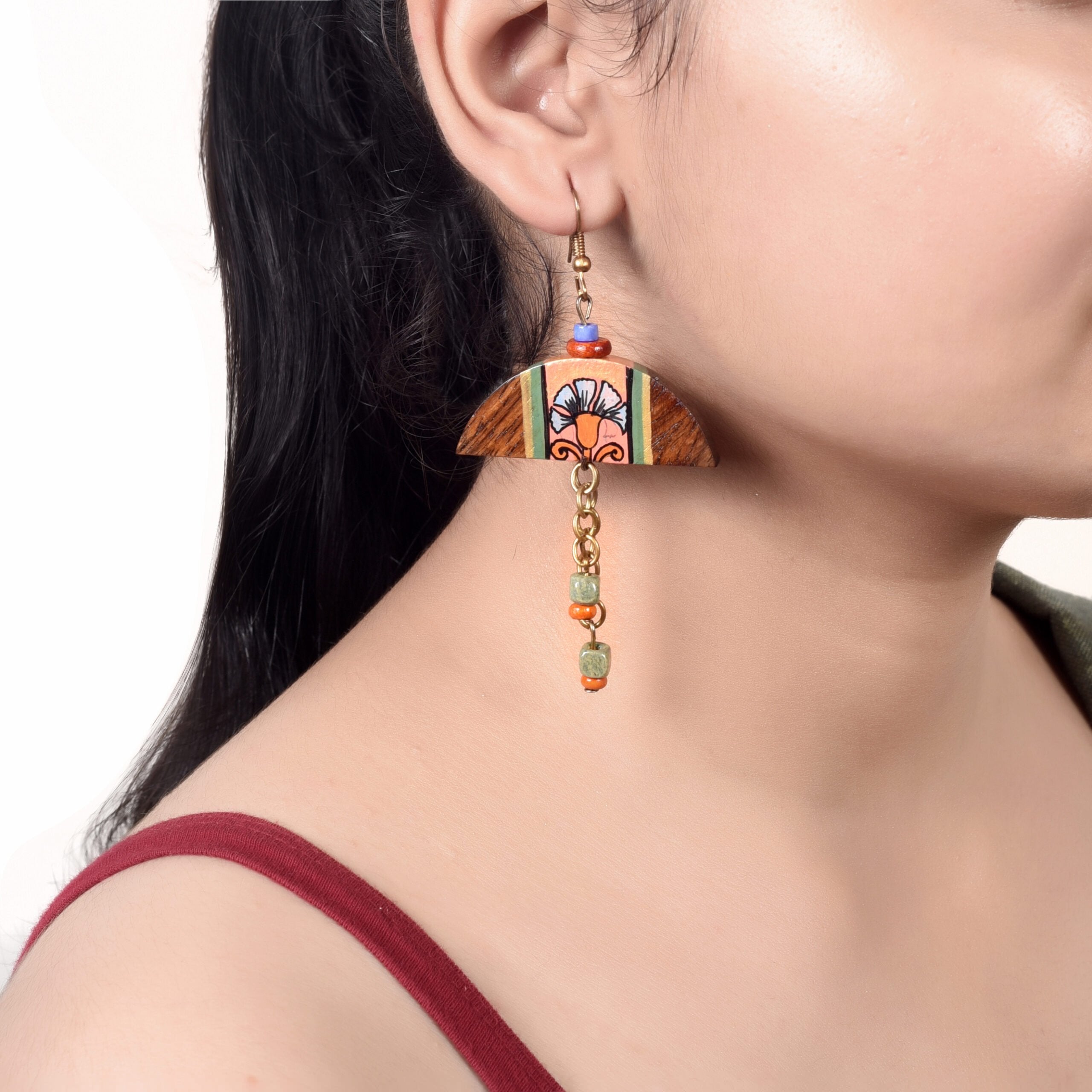Joyful Rhythms Chandeliers Ethnic Earrings