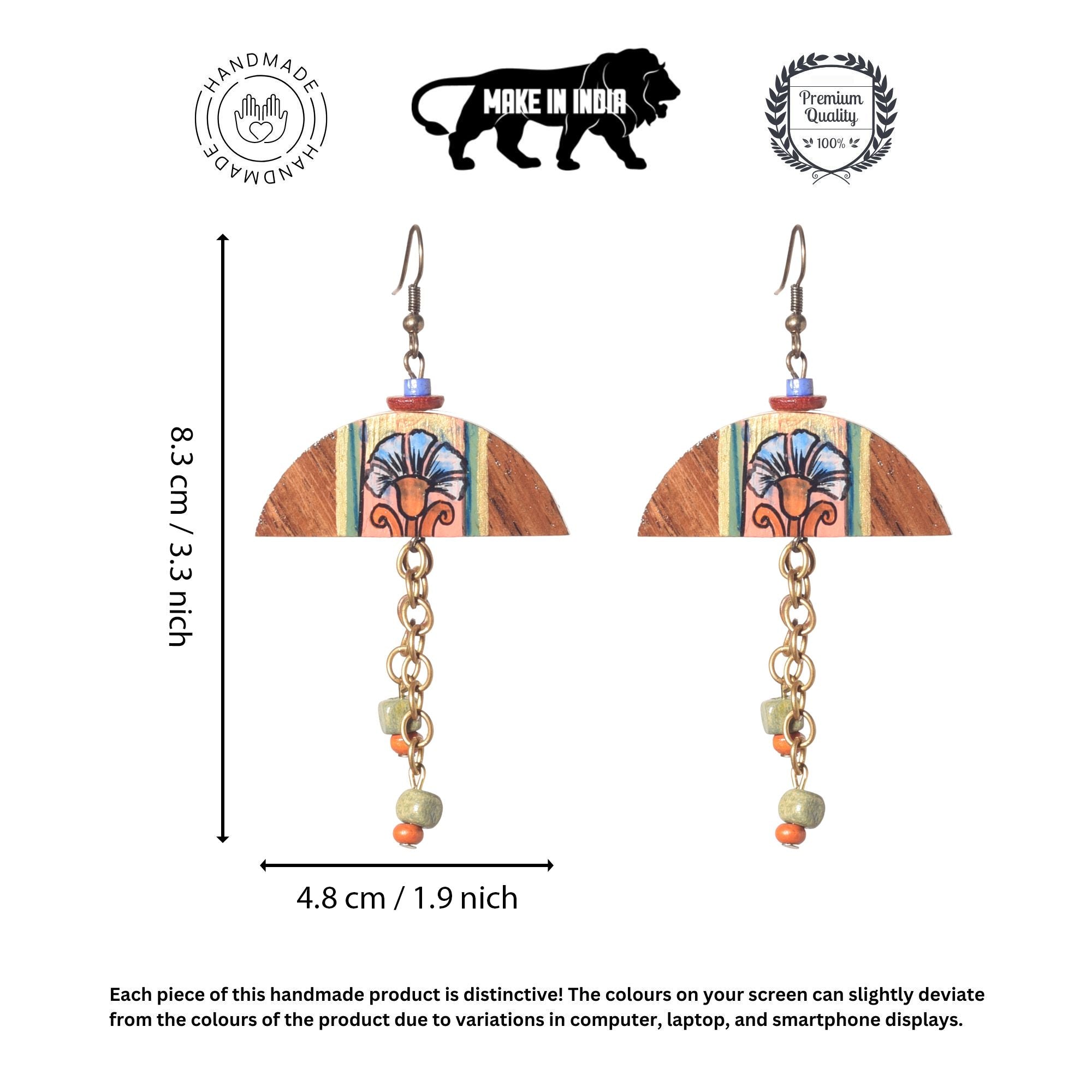 Joyful Rhythms Chandeliers Ethnic Earrings