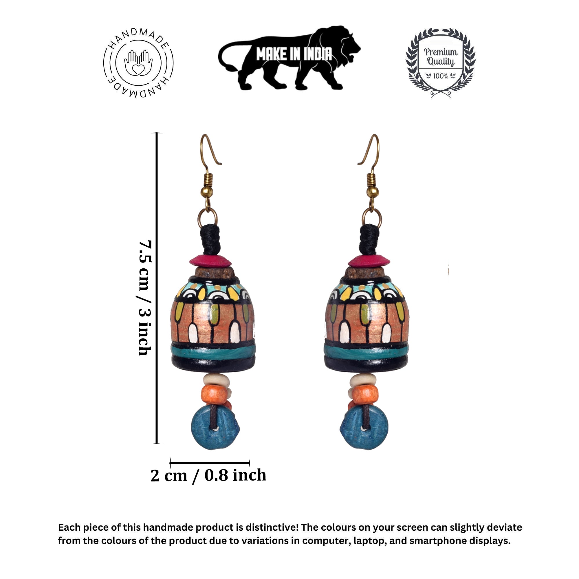 Femi Handcrafted Art Earrings