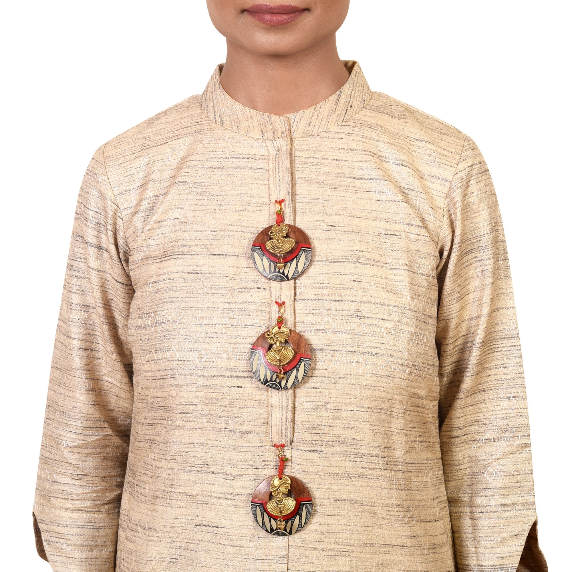 Princess-I Handcrafted Brass Buttons S03