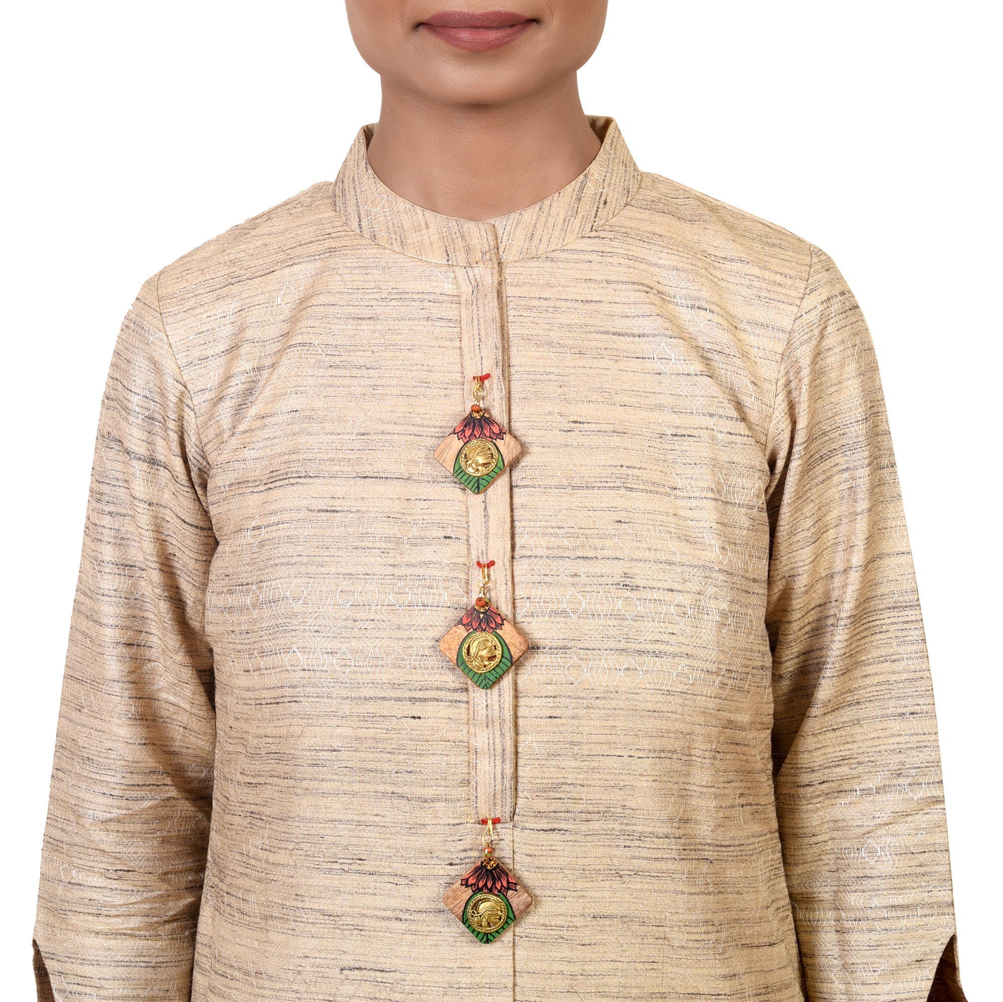 Butterfly-II Handcrafted Brass Buttons S03