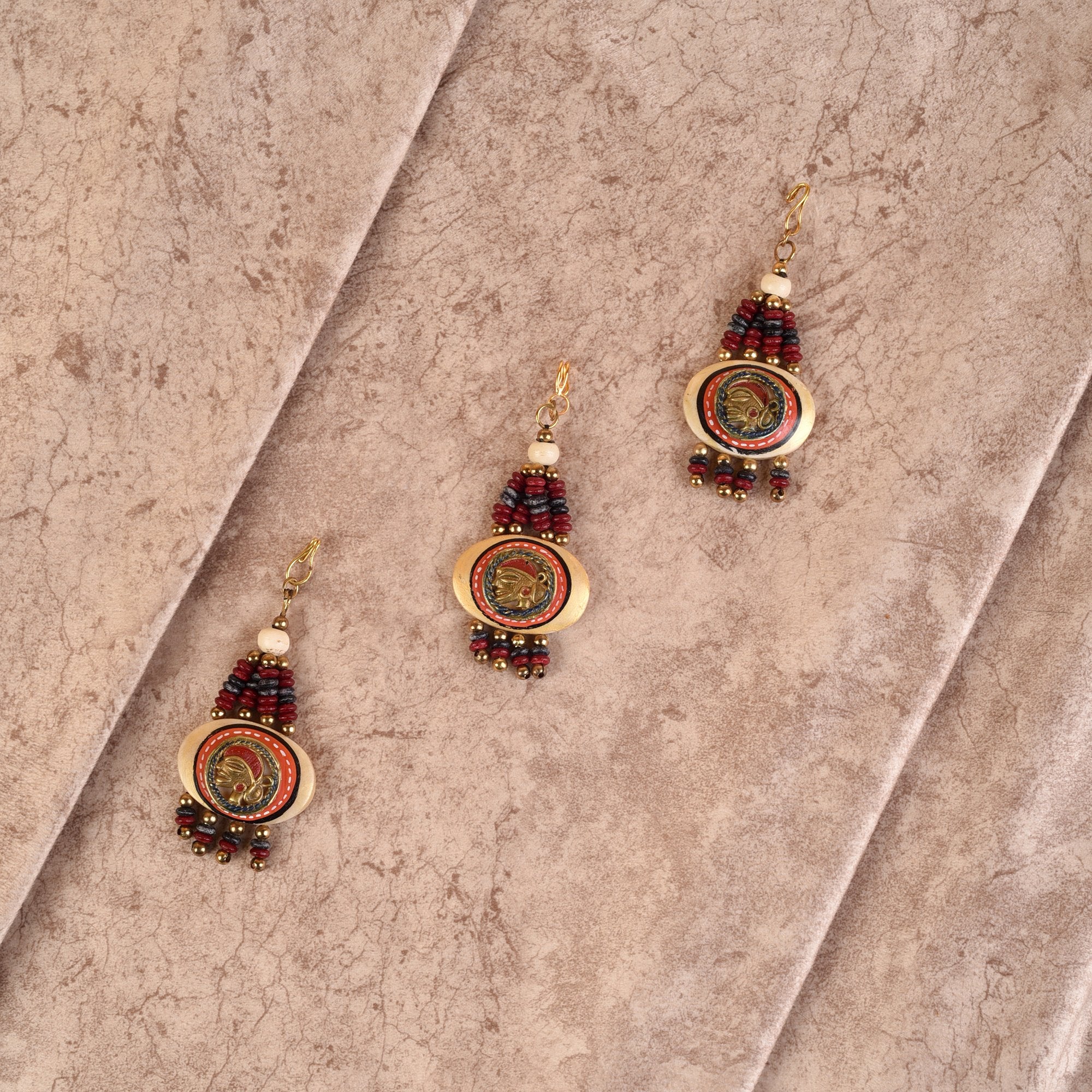 The Empress Handcrafted Brass Buttons S03, Round