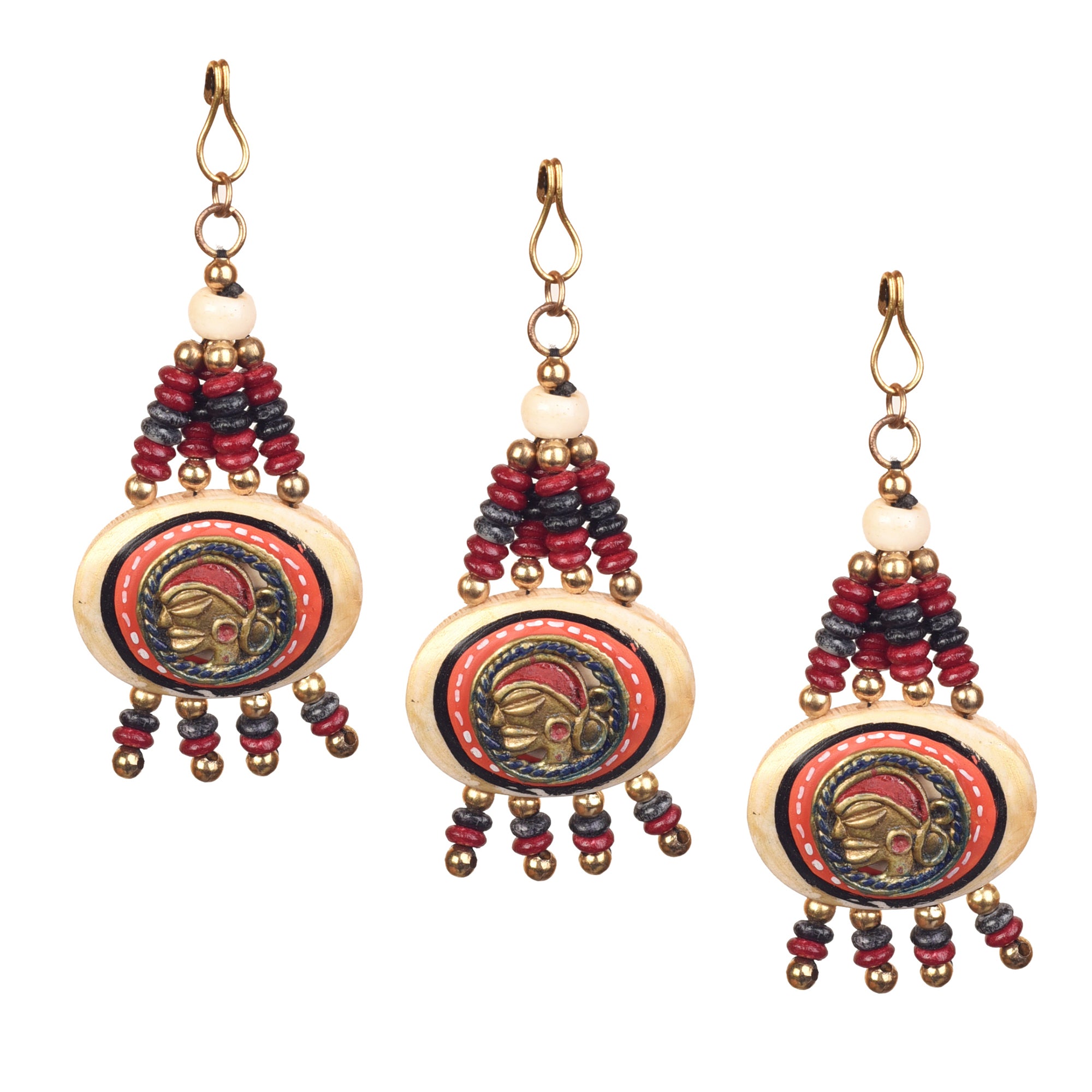 The Empress Handcrafted Brass Buttons S03, Round