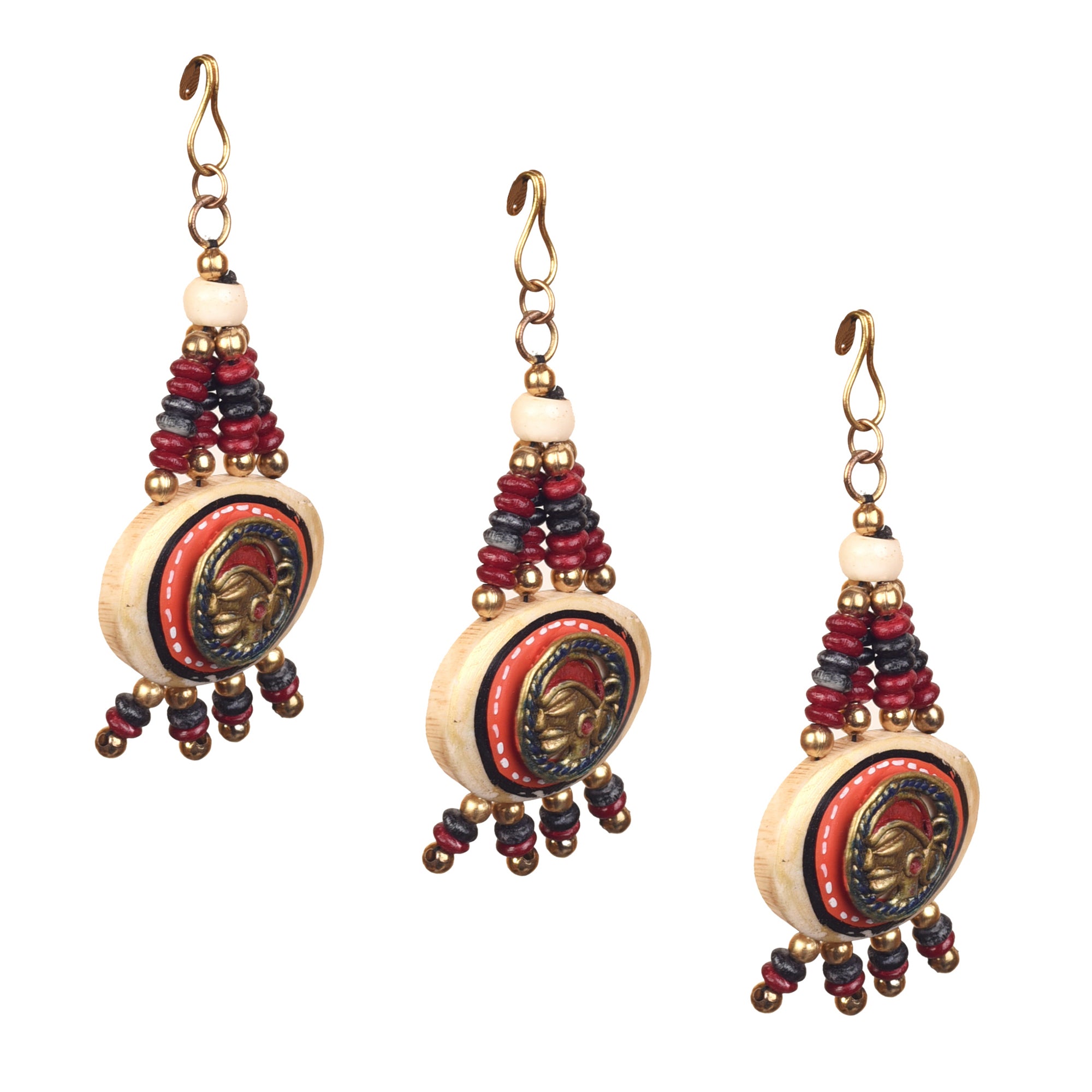 The Empress Handcrafted Brass Buttons S03, Round