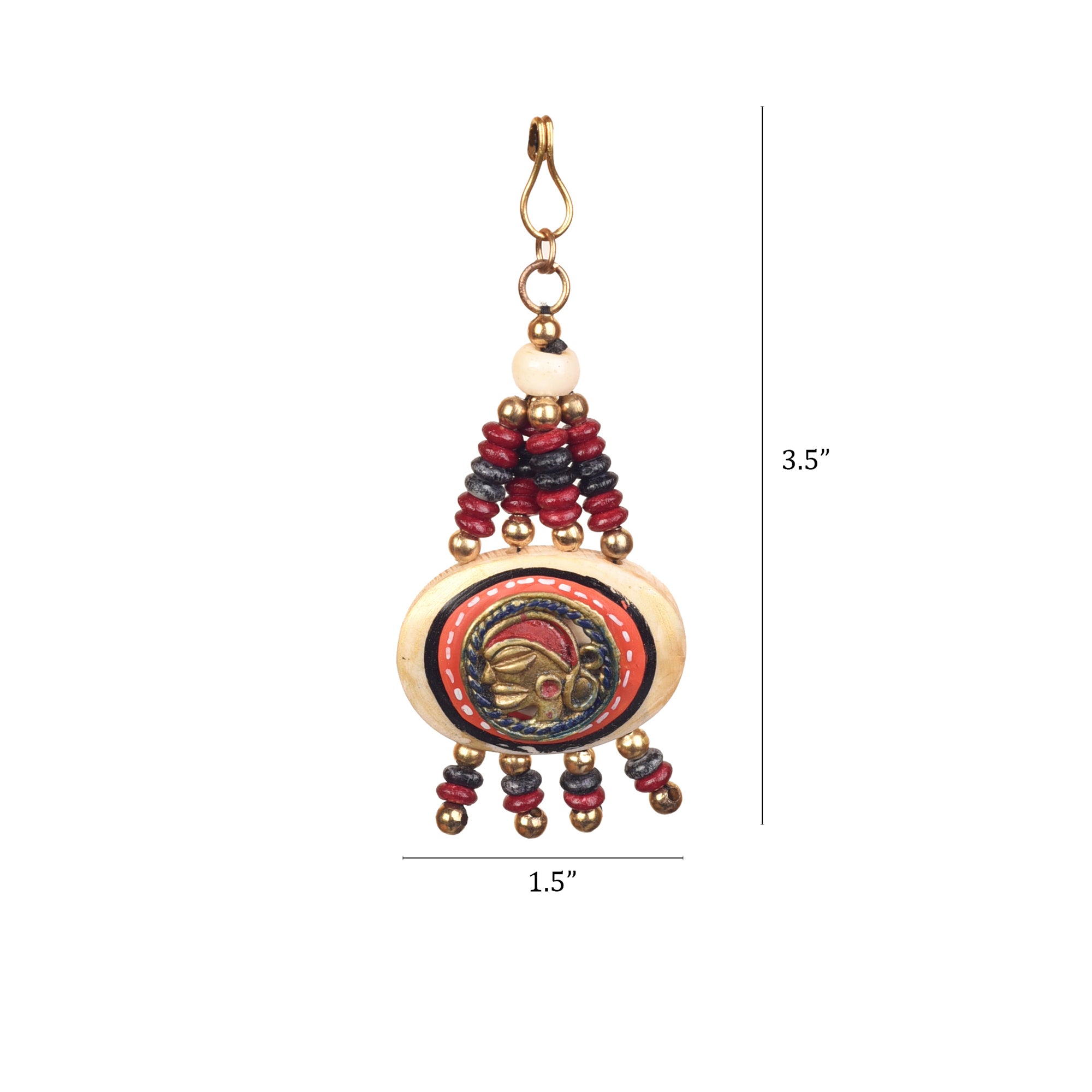 The Empress Handcrafted Brass Buttons S03, Round