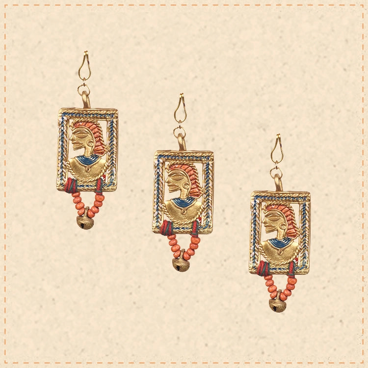 The Empress in Window Handcrafted Brass Buttons