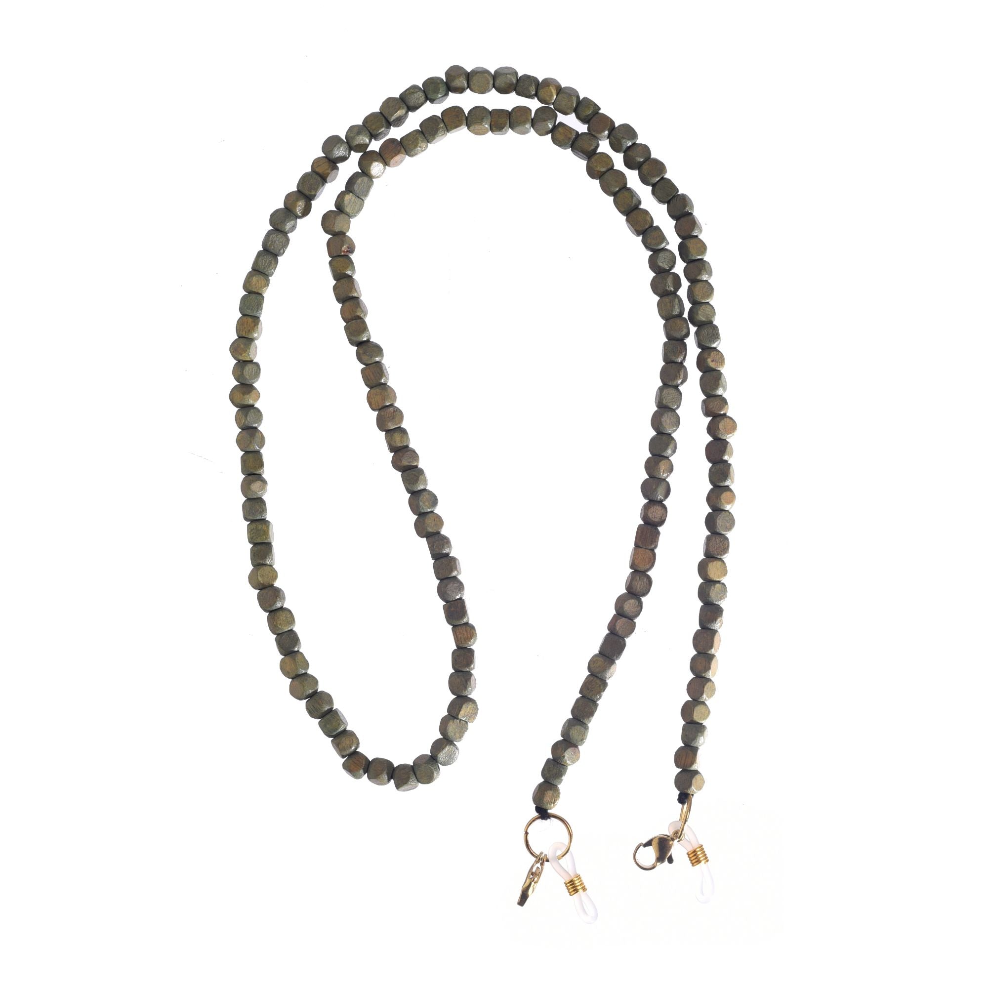 Olive Hancrafted Beaded Mask/Eyewear String