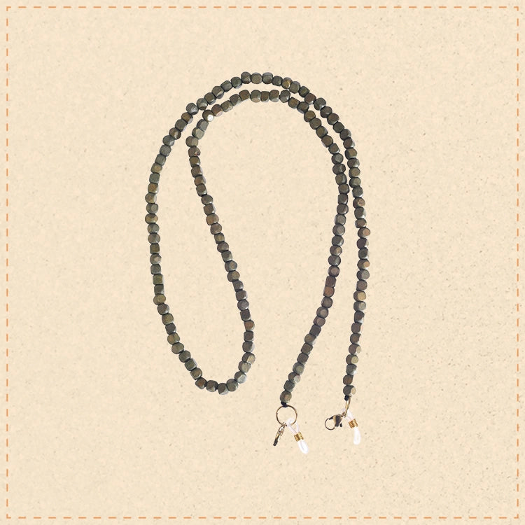 Olive Hancrafted Beaded Mask/Eyewear String