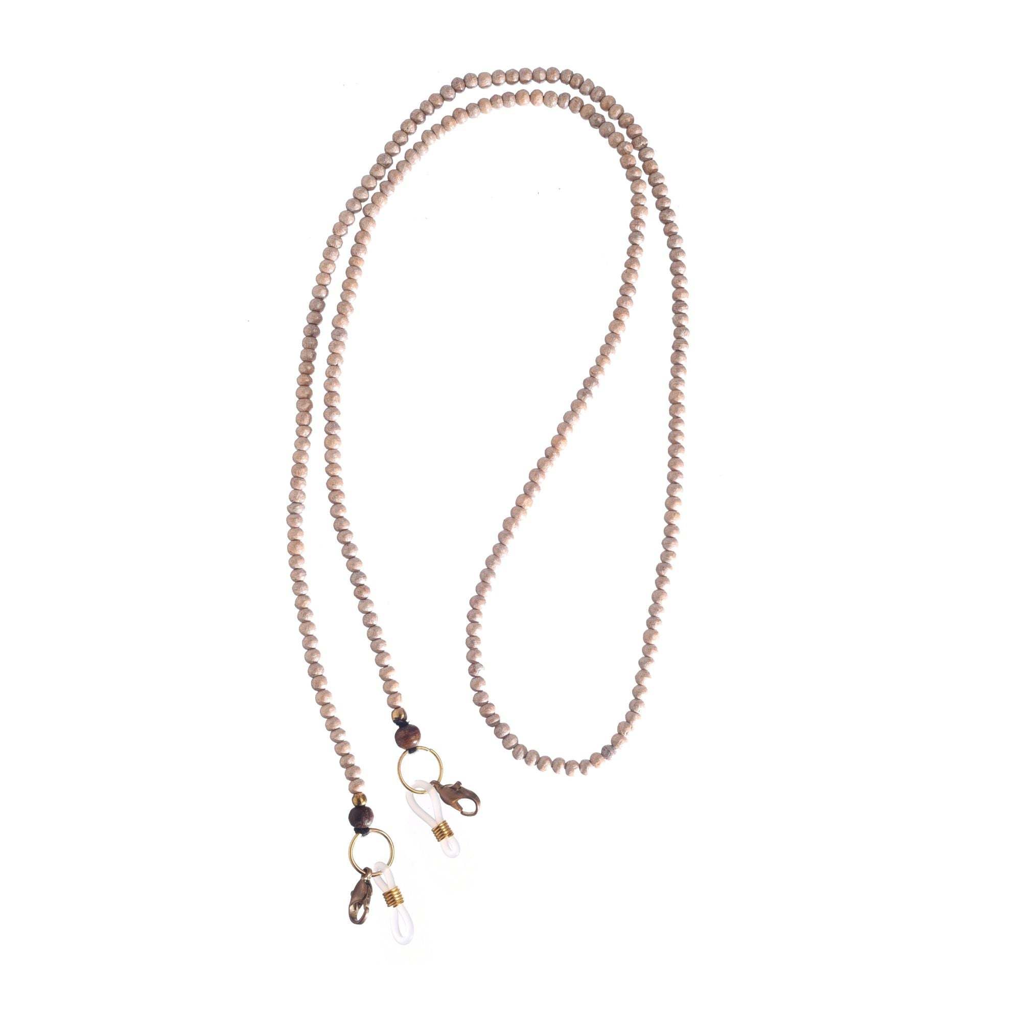 Peach Hancrafted Beaded Mask/Eyewear String