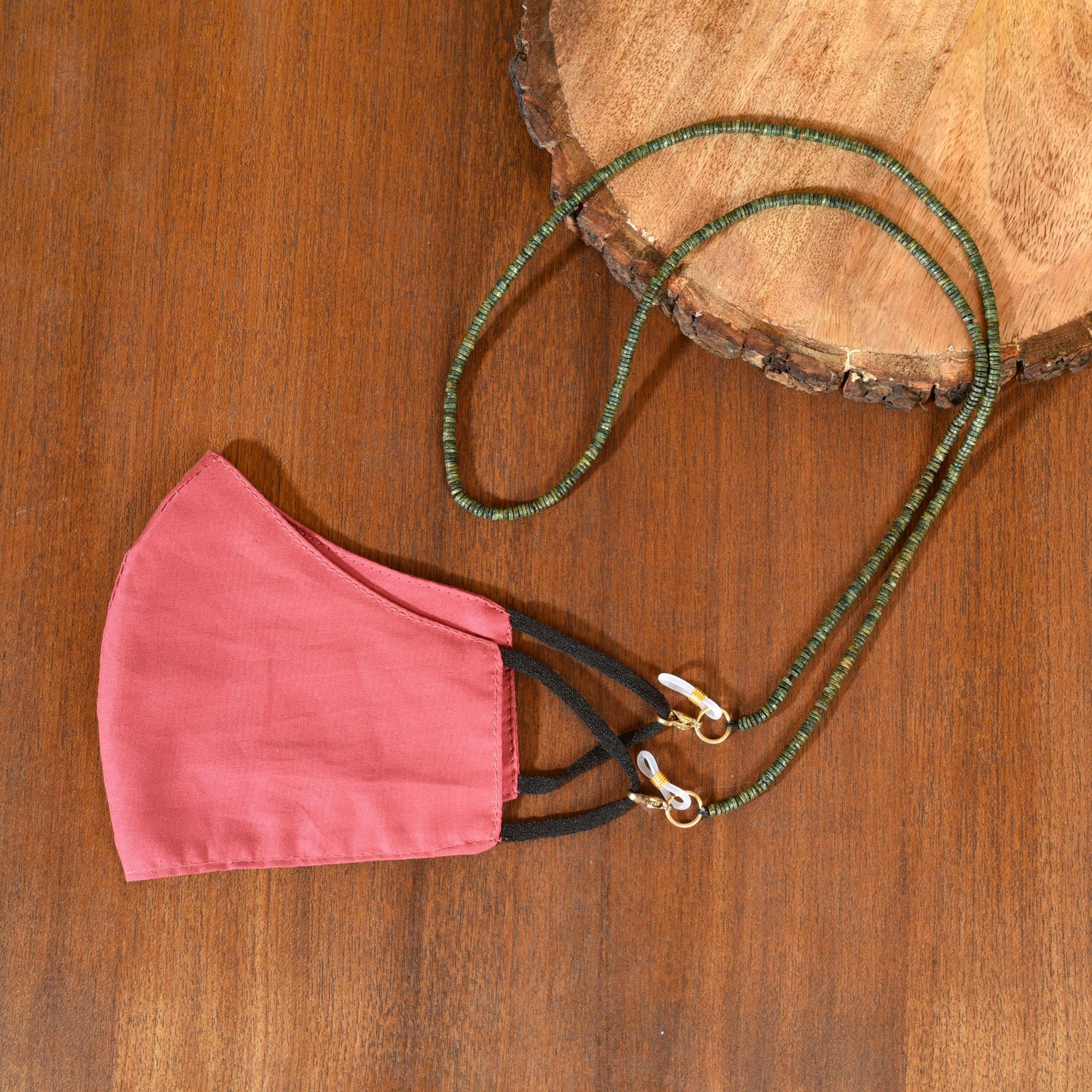 Forest Hancrafted Beaded Mask/Eyewear String