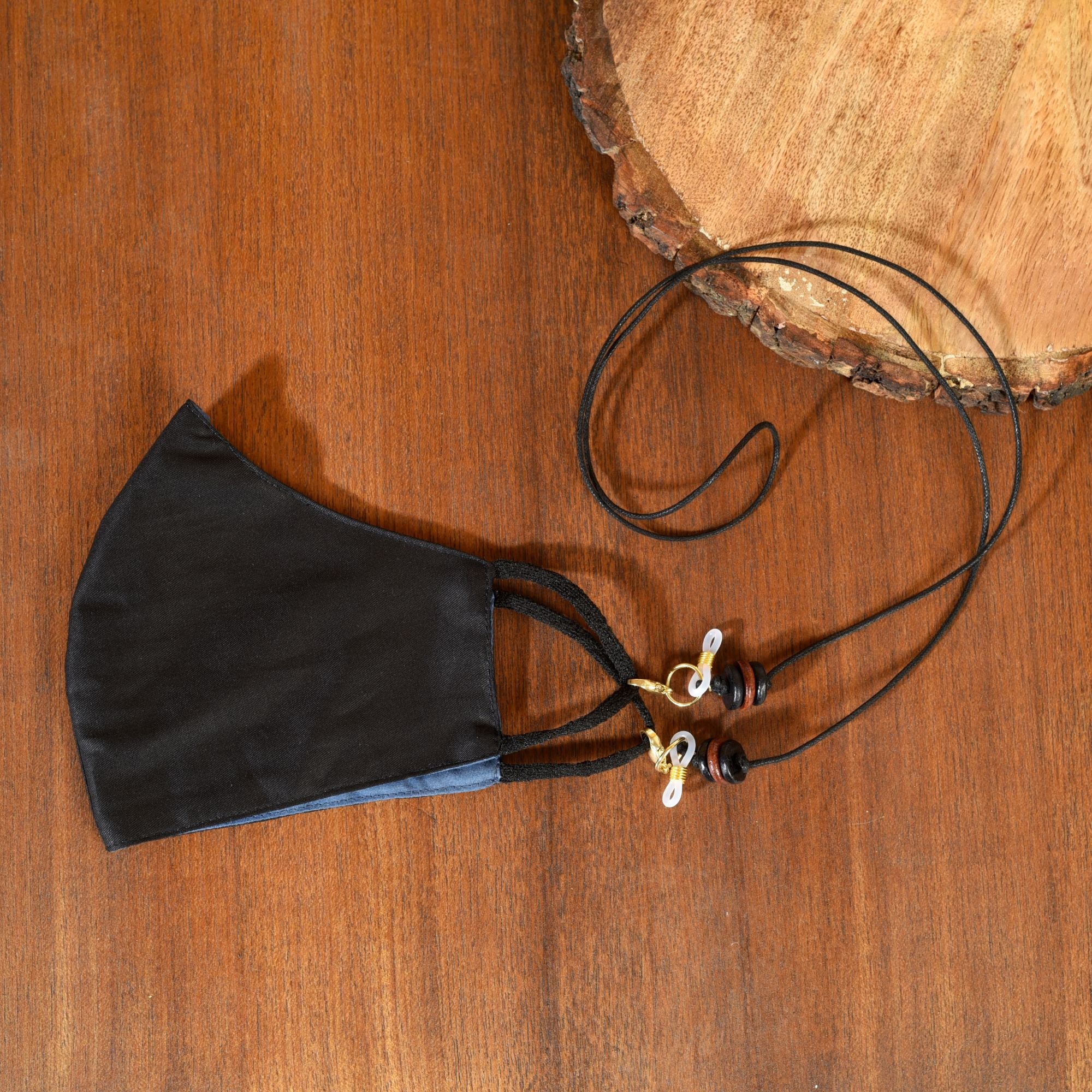 Umber Hancrafted Beaded Mask/Eyewear String