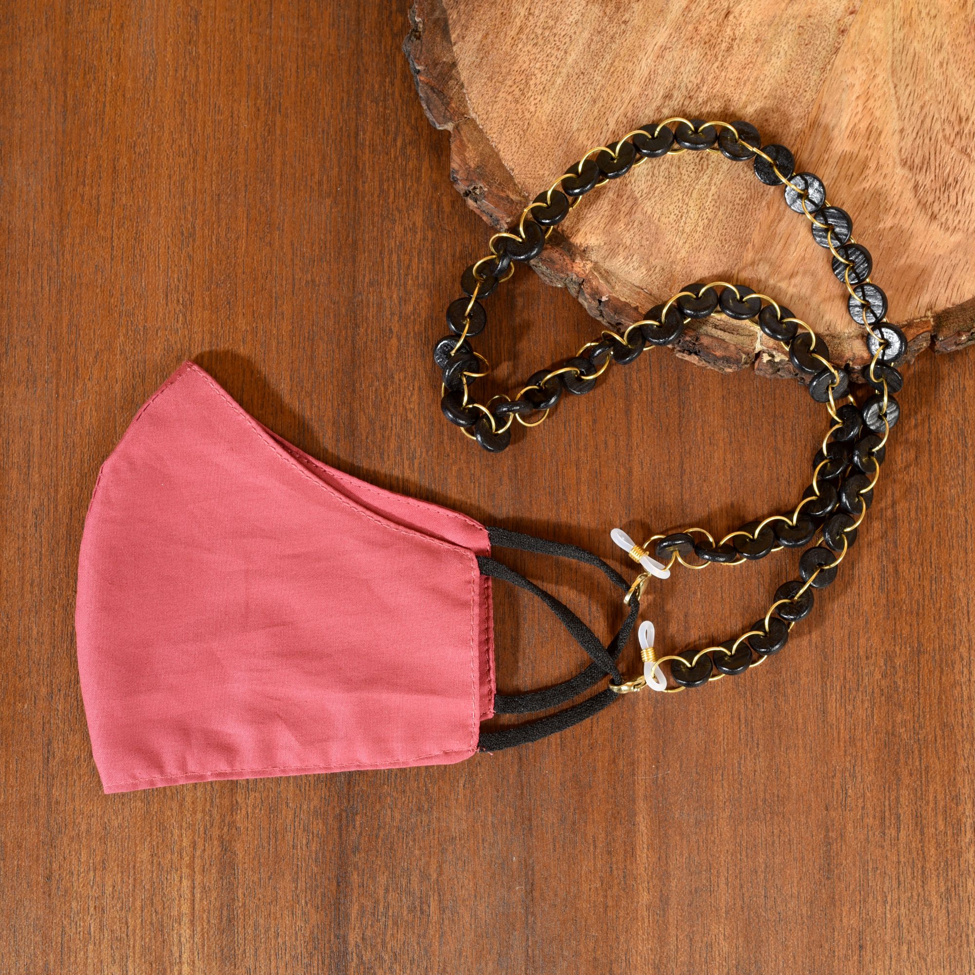 Dark Knight Hancrafted Studed Mask/Eyewear String