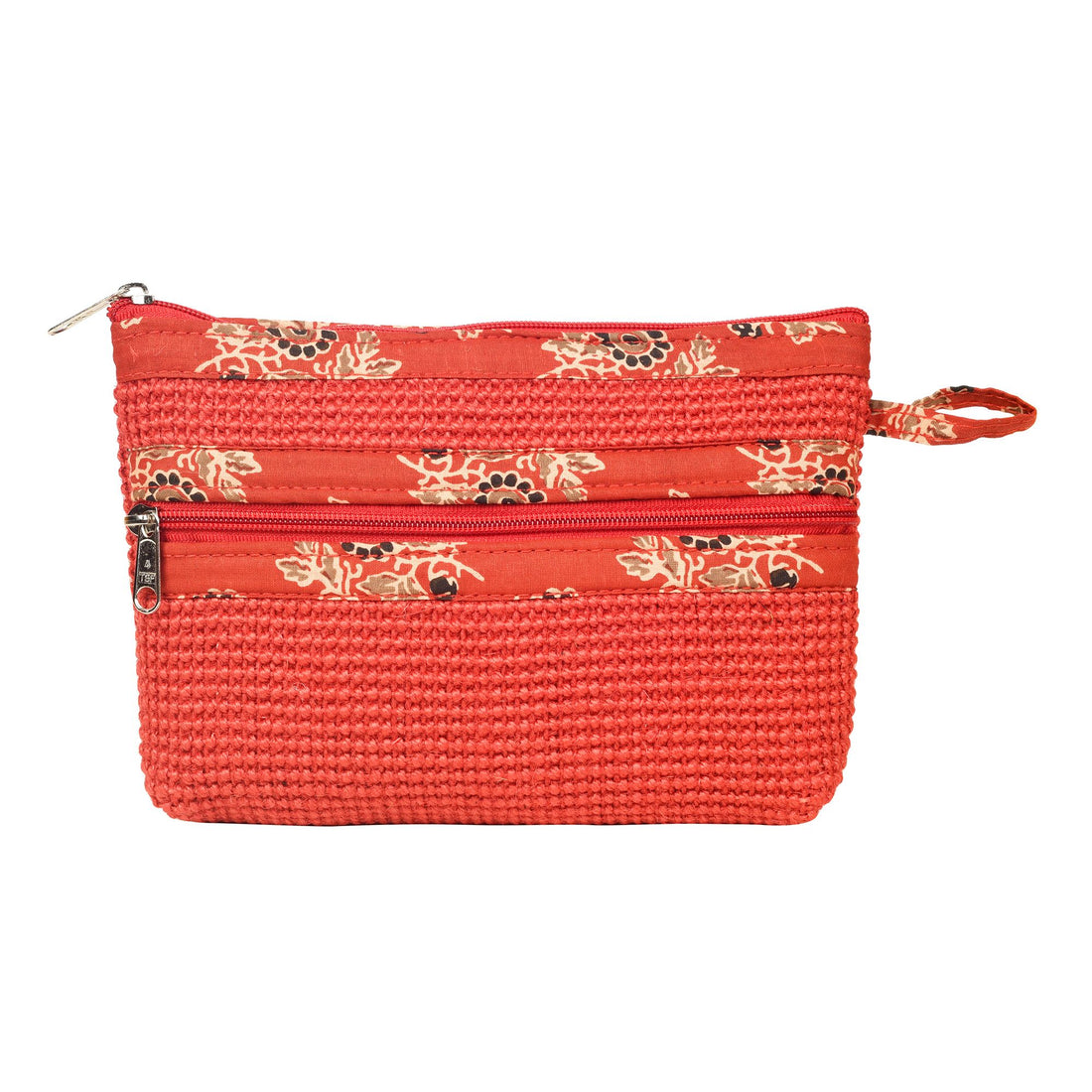 Kalamkari Red Cosmetics/Toiletry Organiser