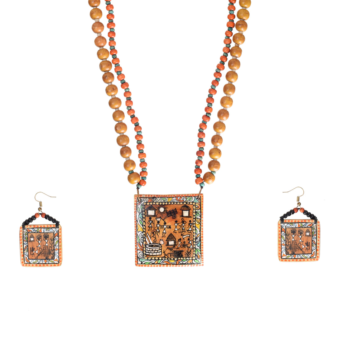 Farai-III Folk Style Jewelry Set