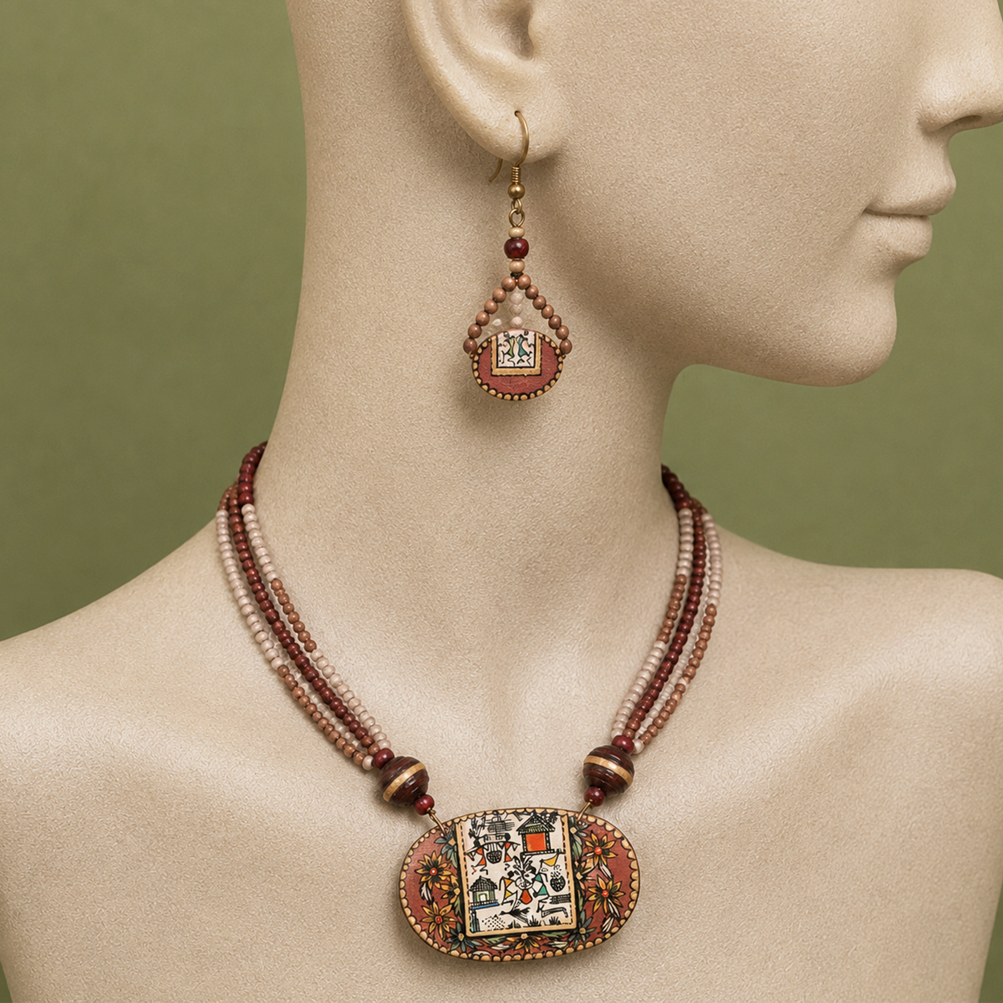 Shona-II Elegant Heritage Jewelry Set