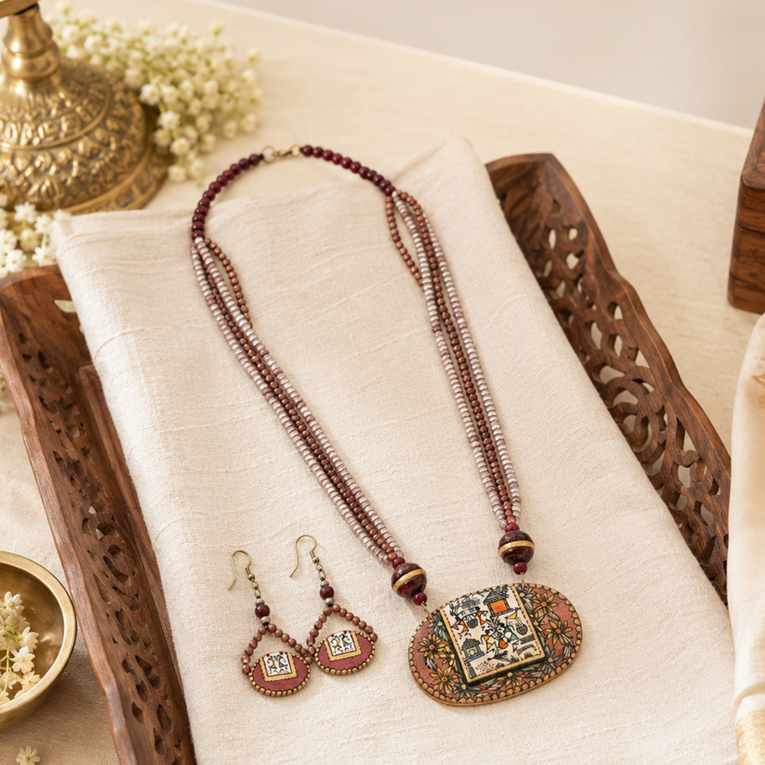 Shona-II Elegant Heritage Jewelry Set
