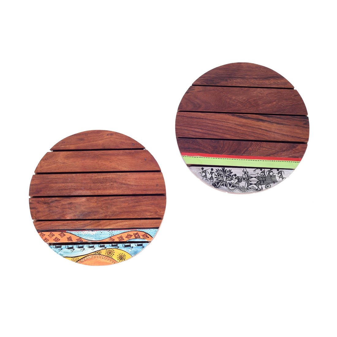 Woodland Retreat Round Trivets S02 (6x6x1.5)