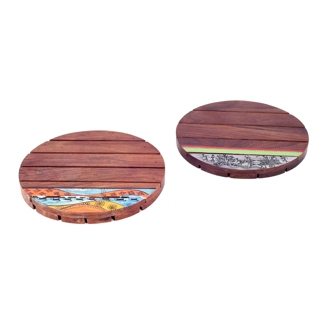 Woodland Retreat Round Trivets S02 (6x6x1.5)