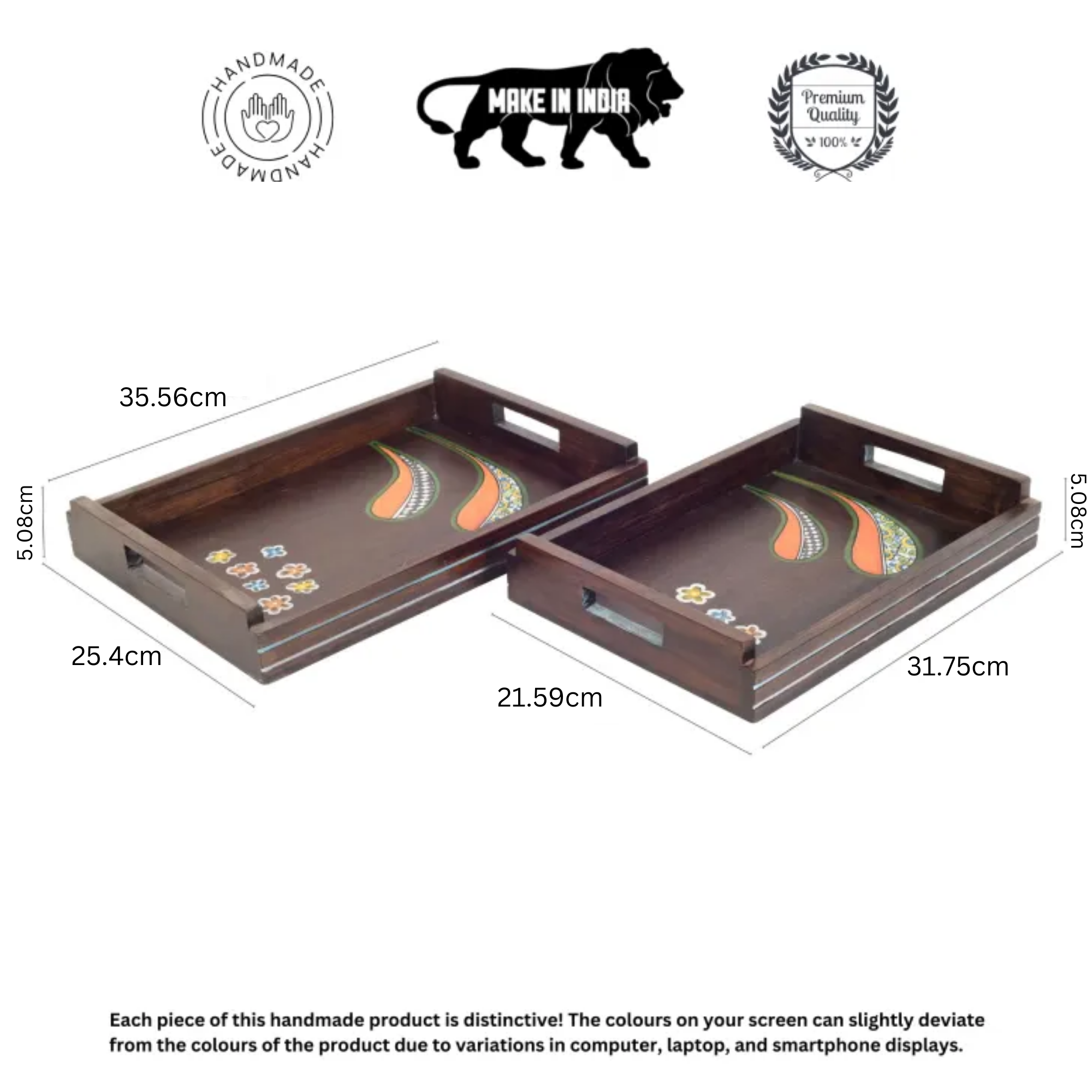 Blooming Leaves Serving Trays S02