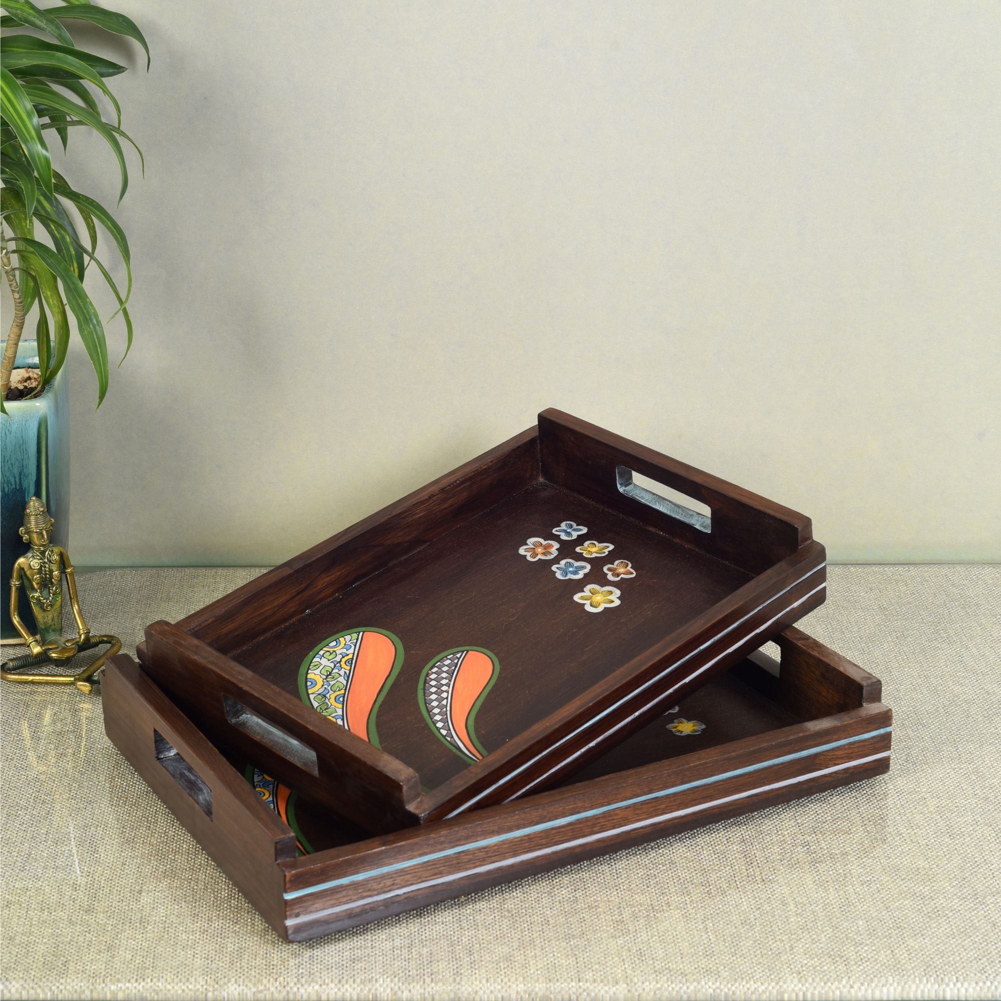 Blooming Leaves Serving Trays S02