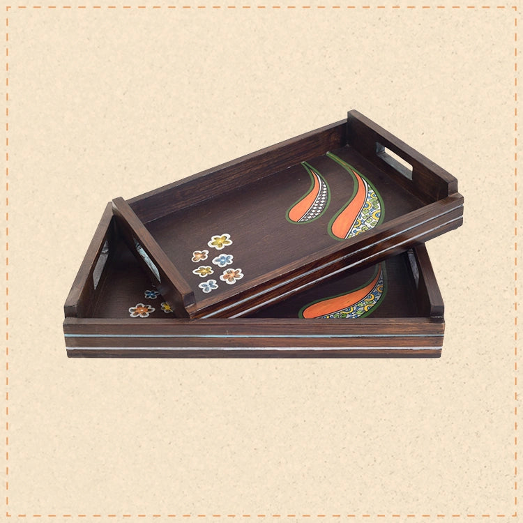 Blooming Leaves Serving Trays S02
