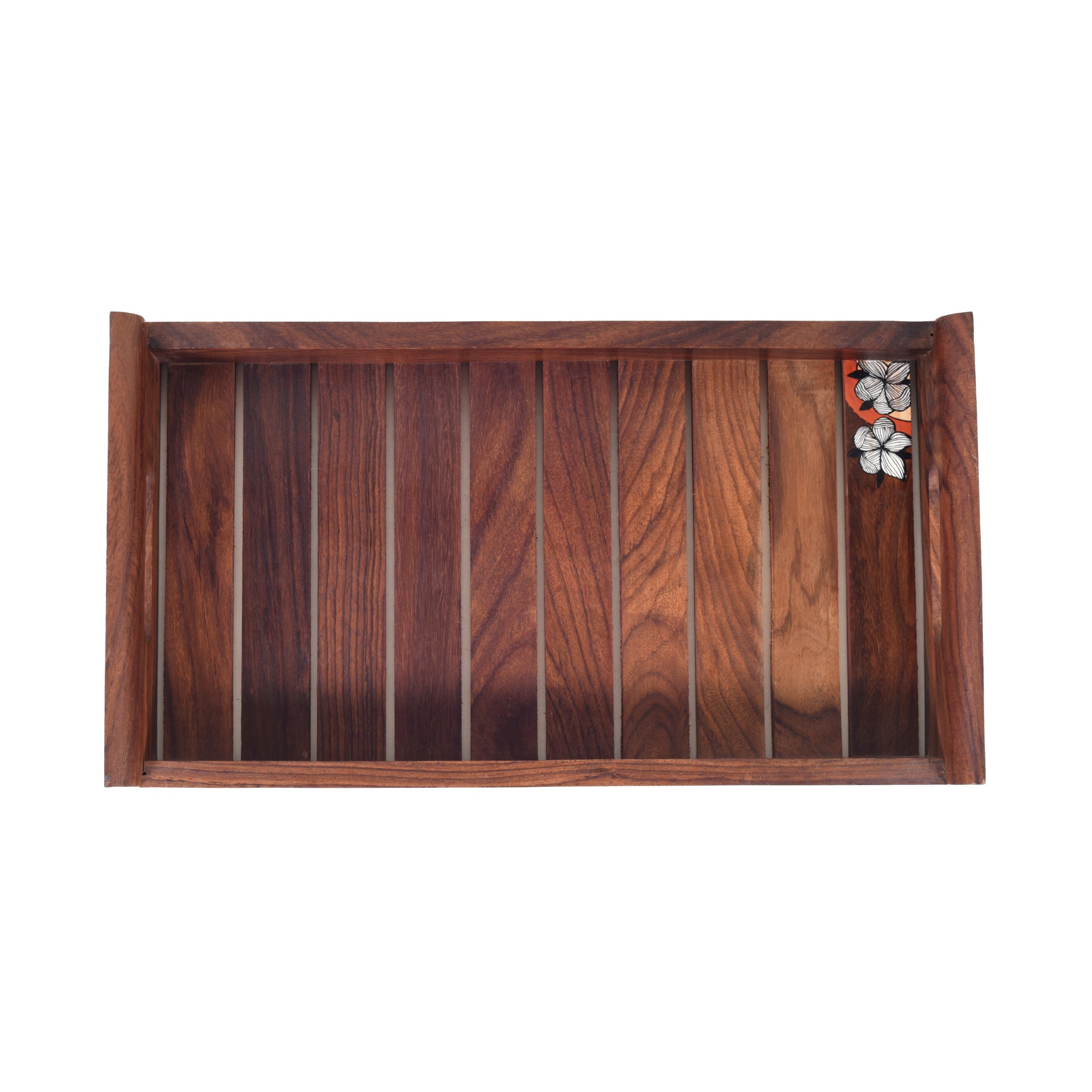 Rustic Rosewood Serving Tray