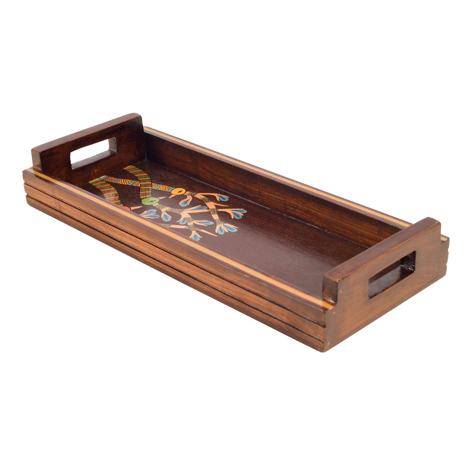 Chriping Birds Handcrafted Serving Tray