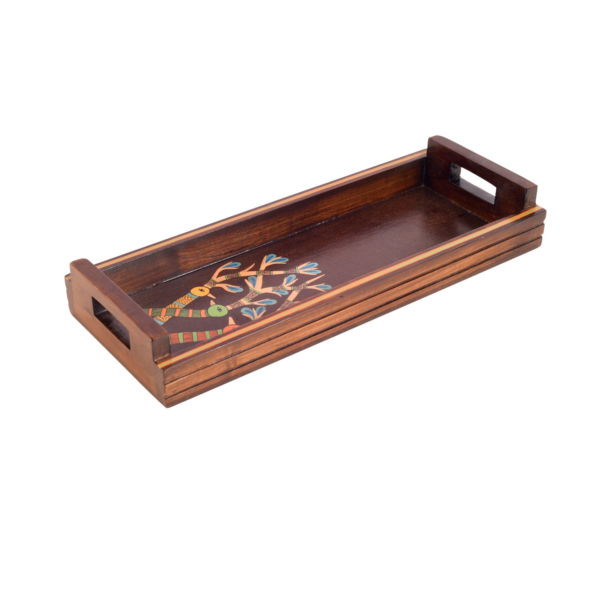 Chriping Birds Handcrafted Serving Tray