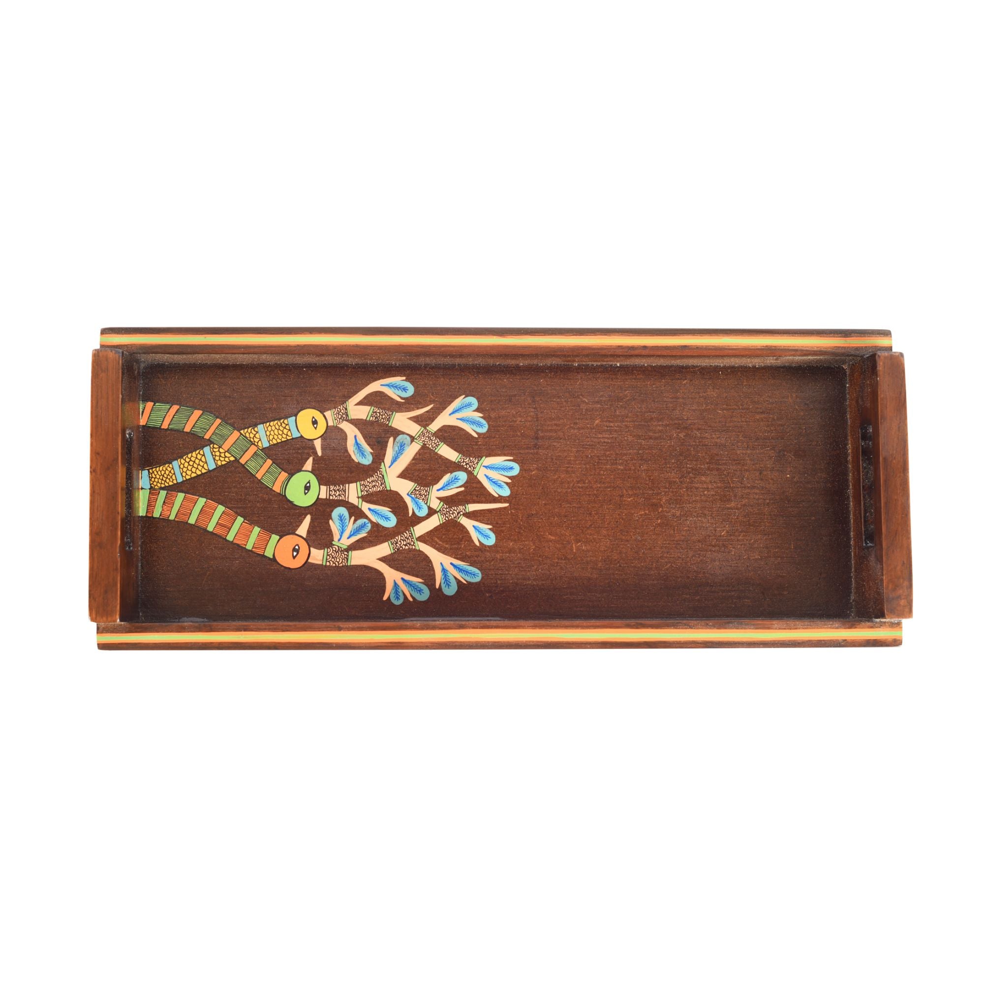 Chriping Birds Handcrafted Serving Tray