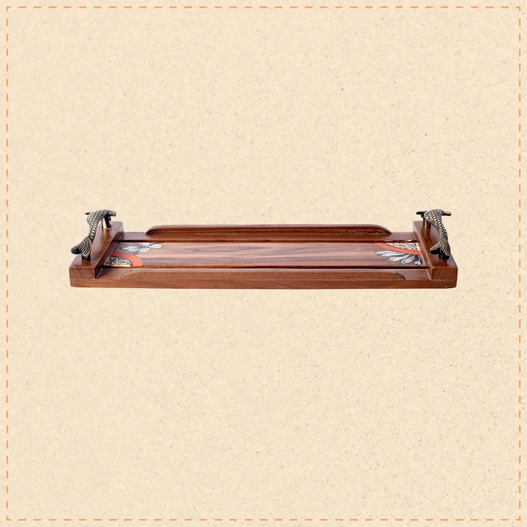 Flora Handcrafted Serving Tray  (15x6x2)