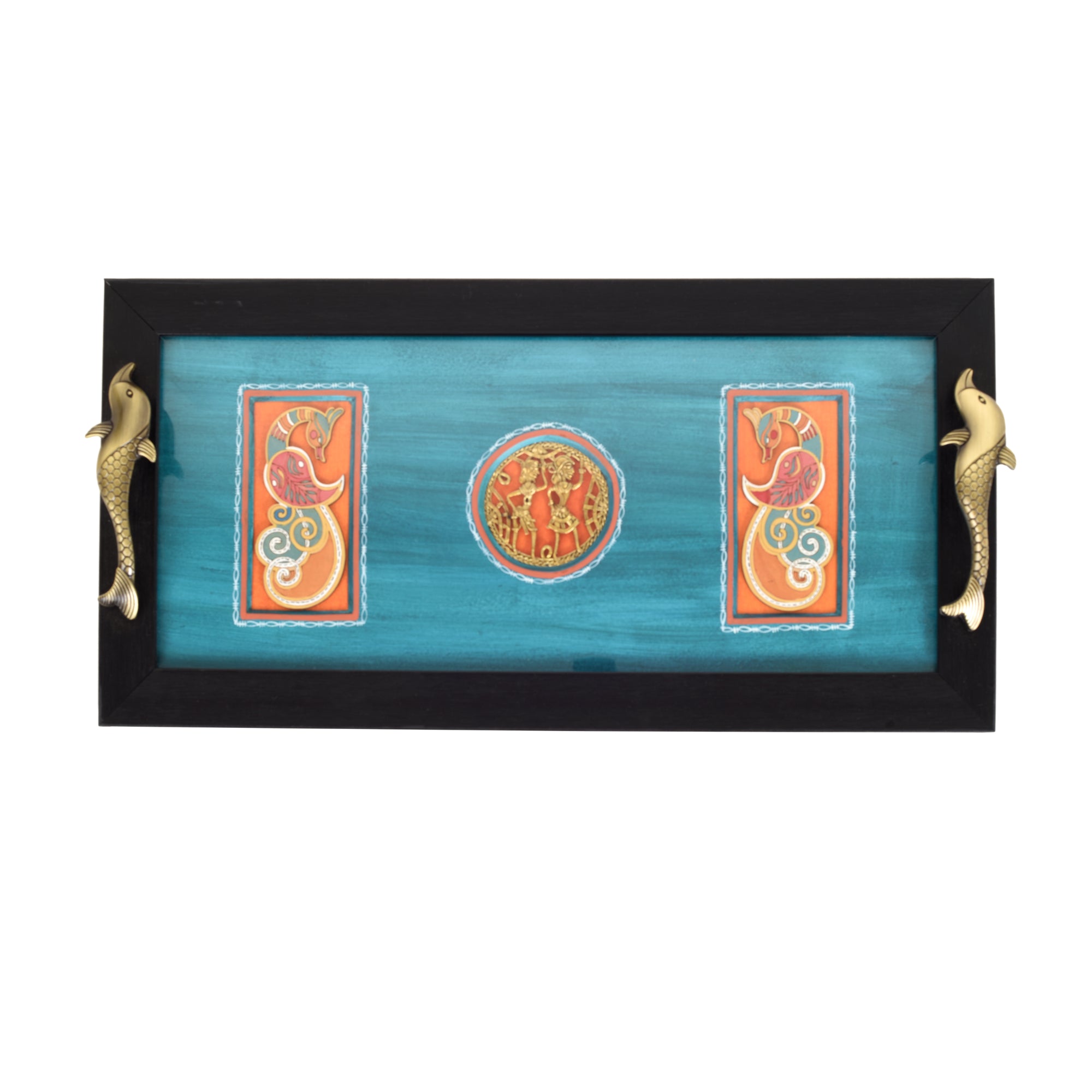 Peacock Elegance Tray