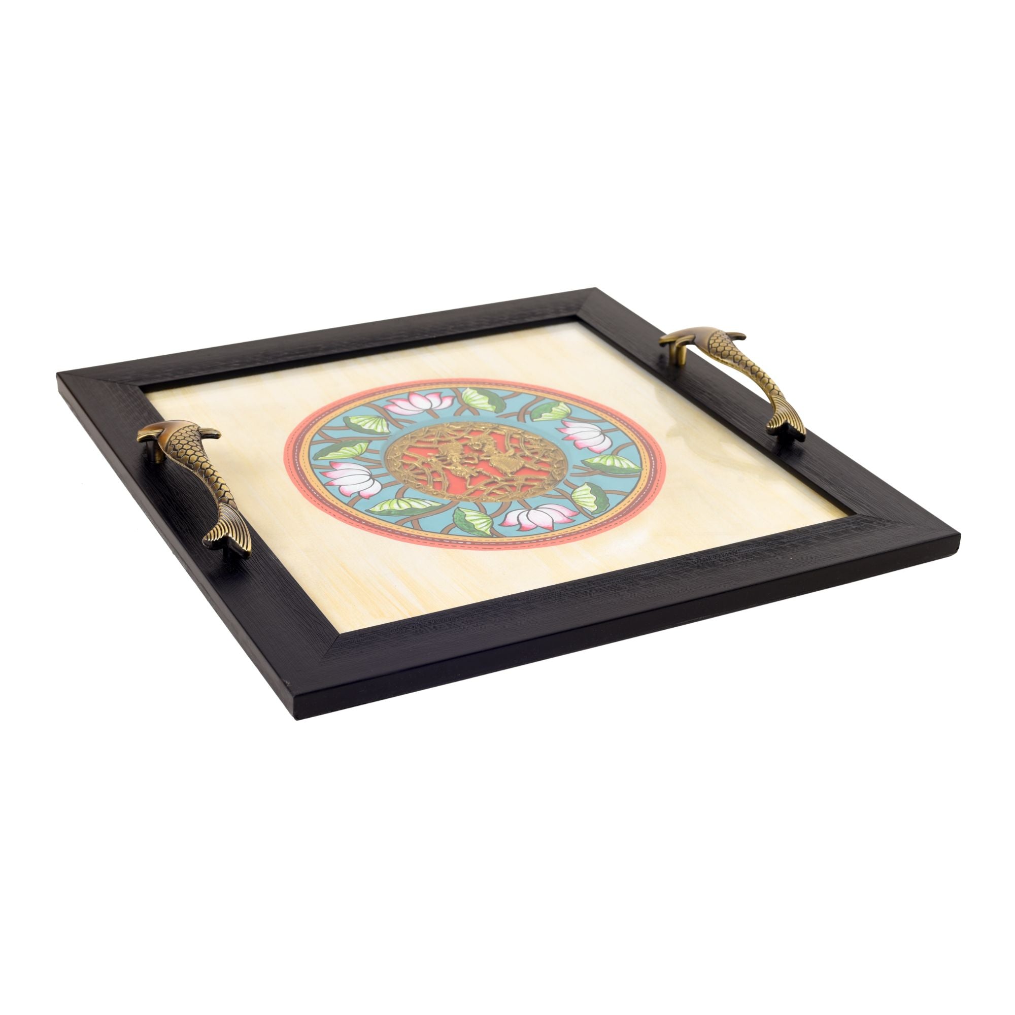Fusion Serenity Madhubani-Dhokra Tray