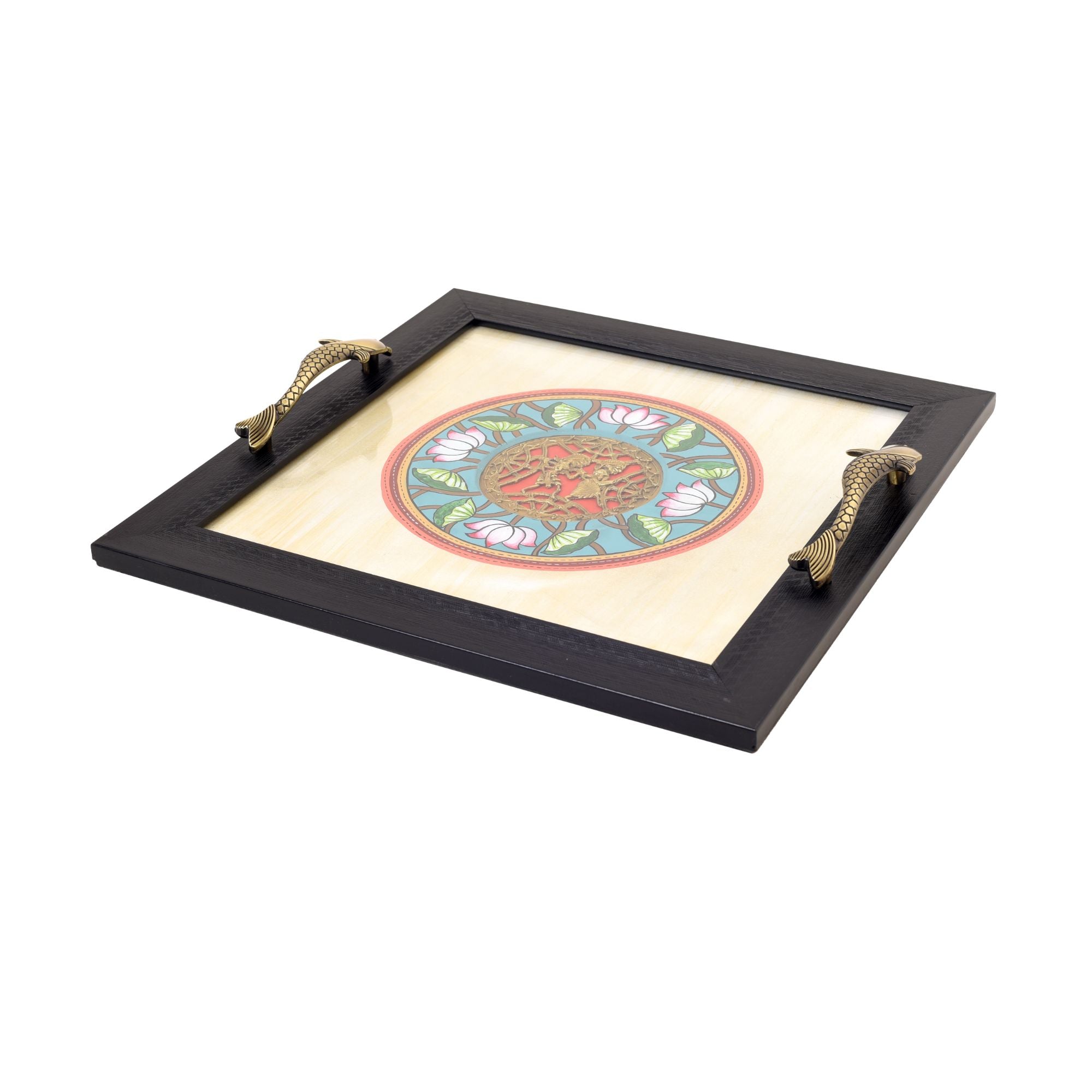 Fusion Serenity Madhubani-Dhokra Tray