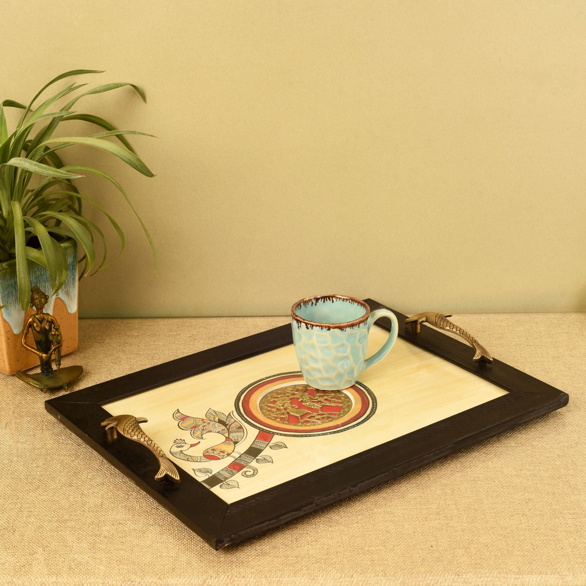 Timeless Elegance Fusion Art Tray