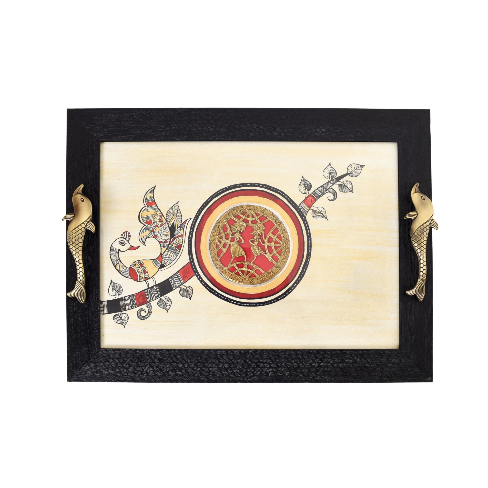 Timeless Elegance Fusion Art Tray