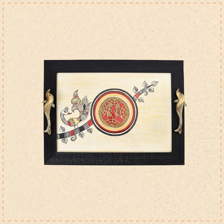 Timeless Elegance Fusion Art Tray