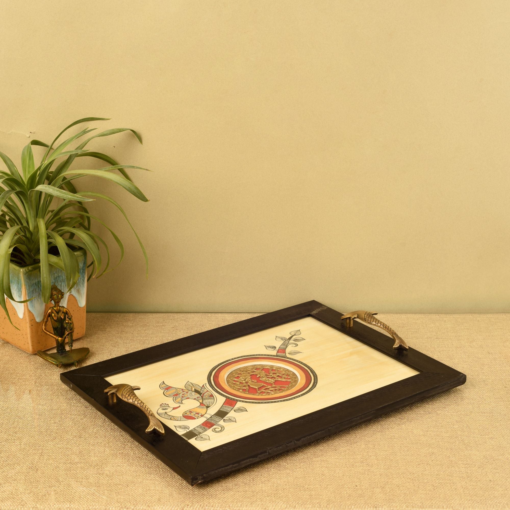 Timeless Elegance Fusion Art Tray