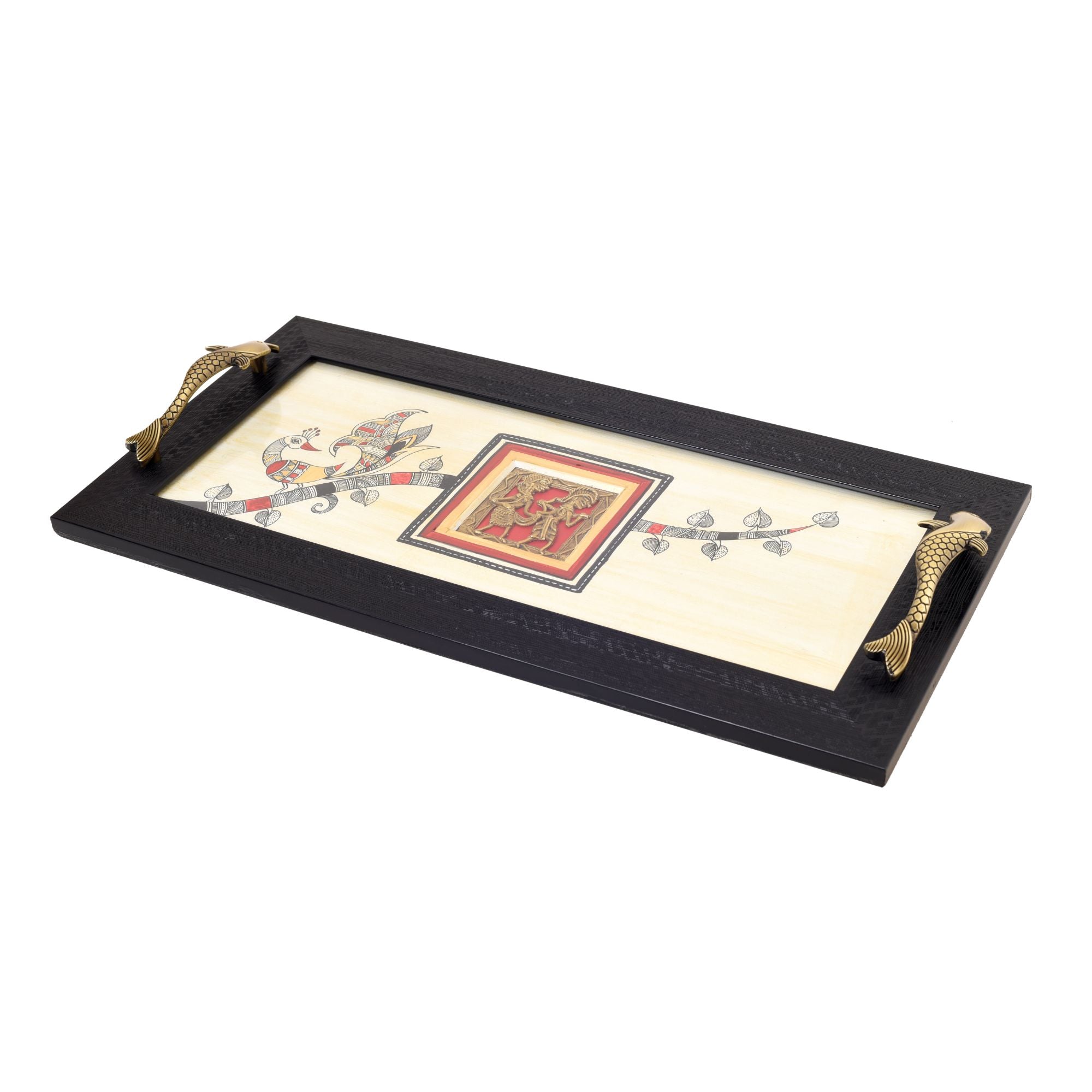 Heritage Blend Madhubani-Dhokra Tray