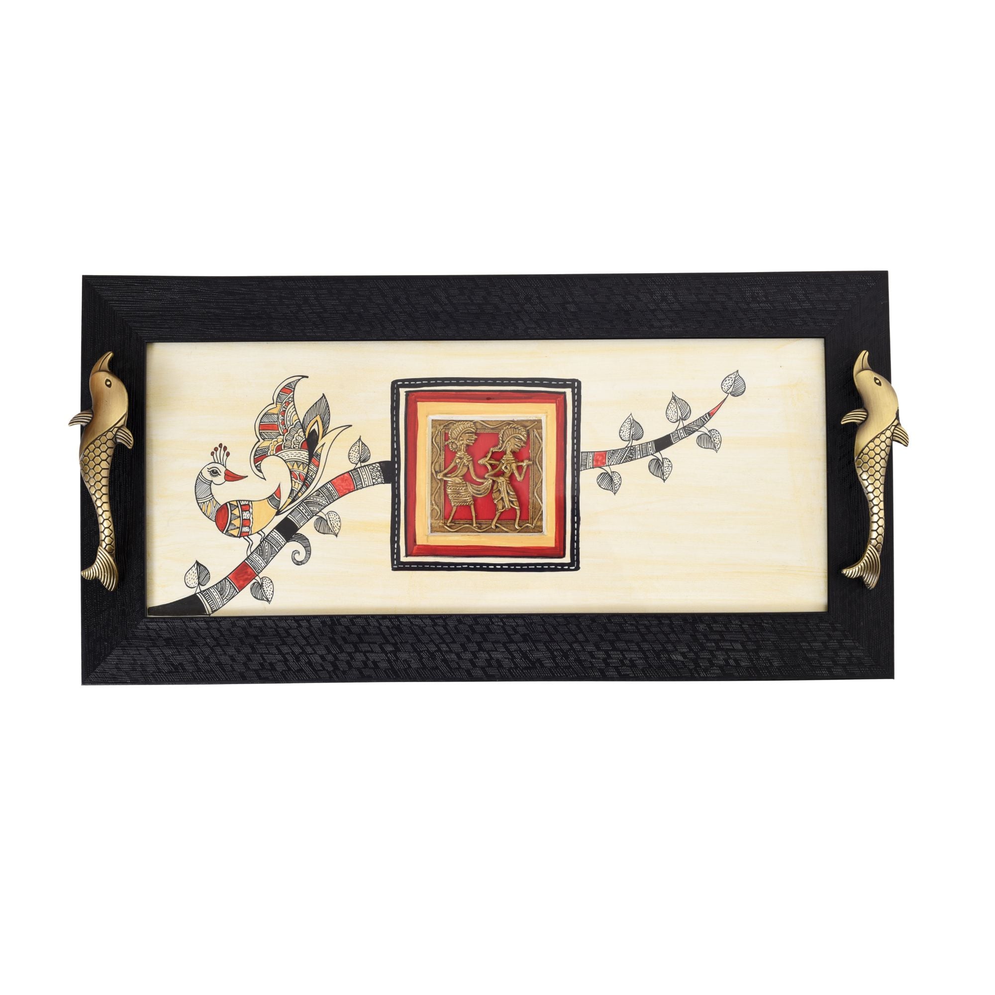 Heritage Blend Madhubani-Dhokra Tray